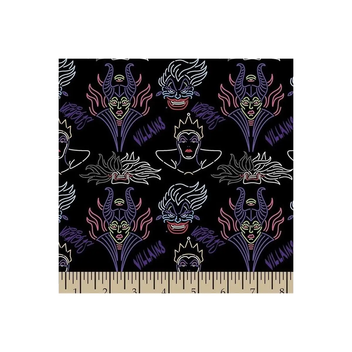 Springs Creative, Disney Collection - Villians Outline - 68958* (Sold By 1/2 Meter)