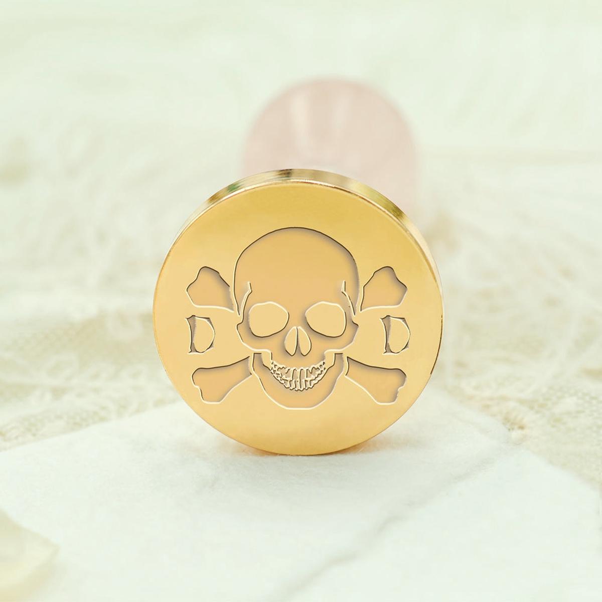 Custom Skull Halloween Name Wax Seal Stamp