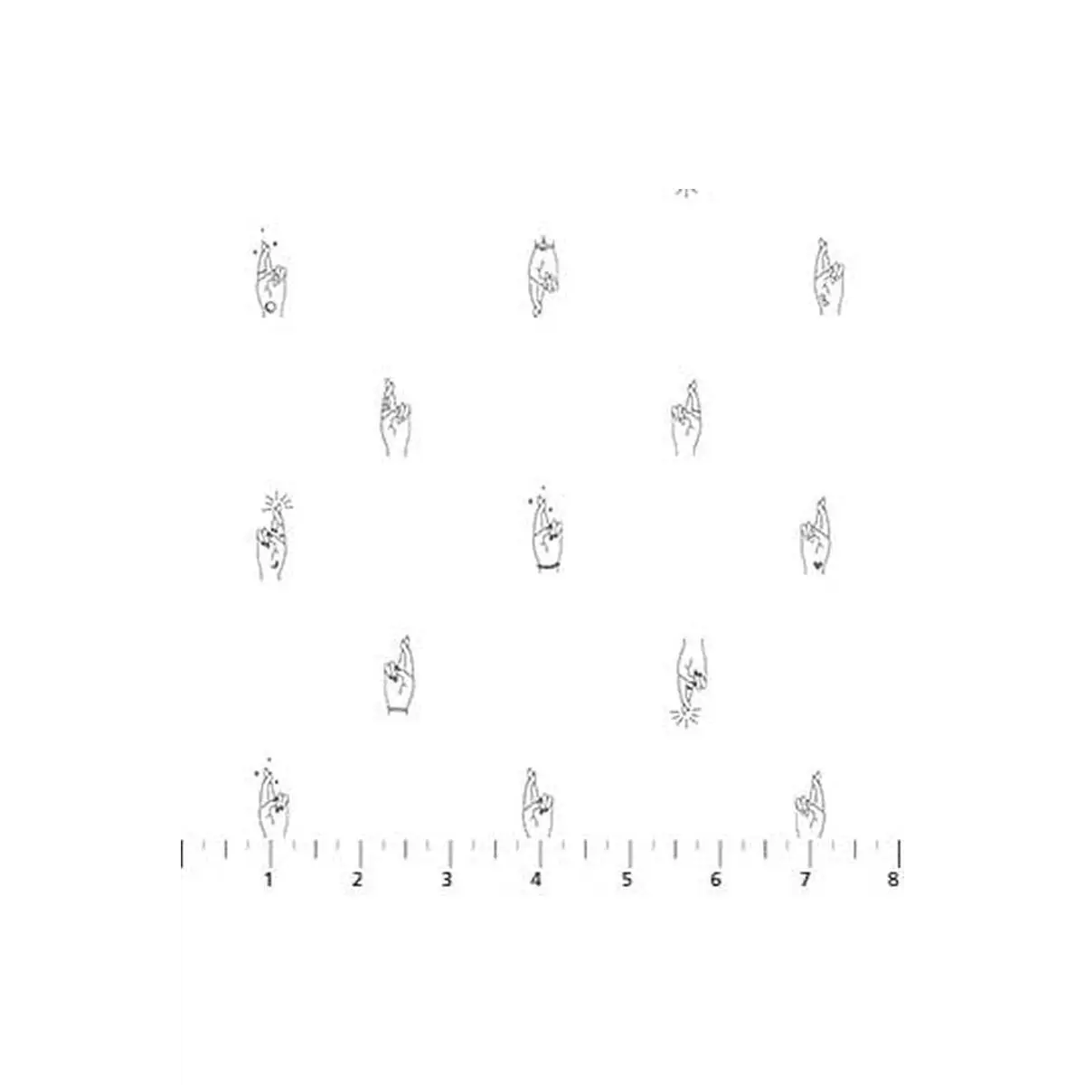 Northcott Fabrics, Lucky Charms Collection - Basics White* (Sold By 1/2 Meter)