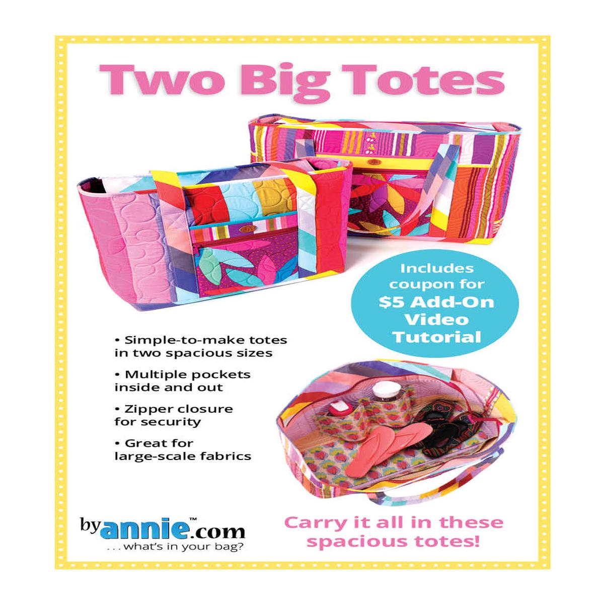 BYANNIE - Two Big Totes Pattern