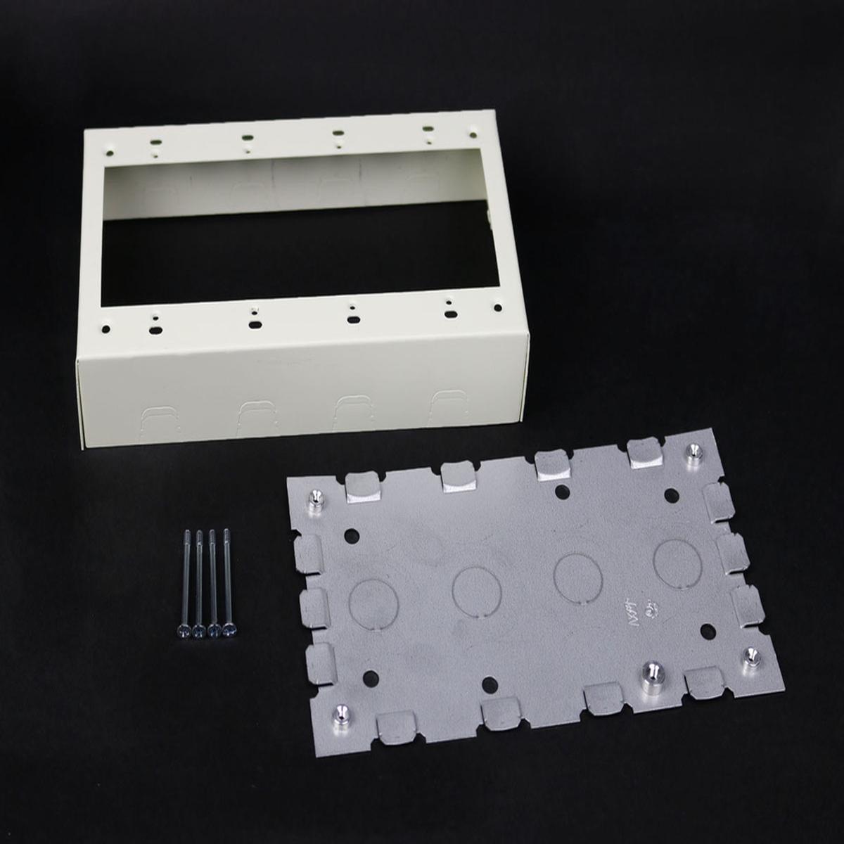 500/700 Four-Gang Switch and Receptacle Box Fitting