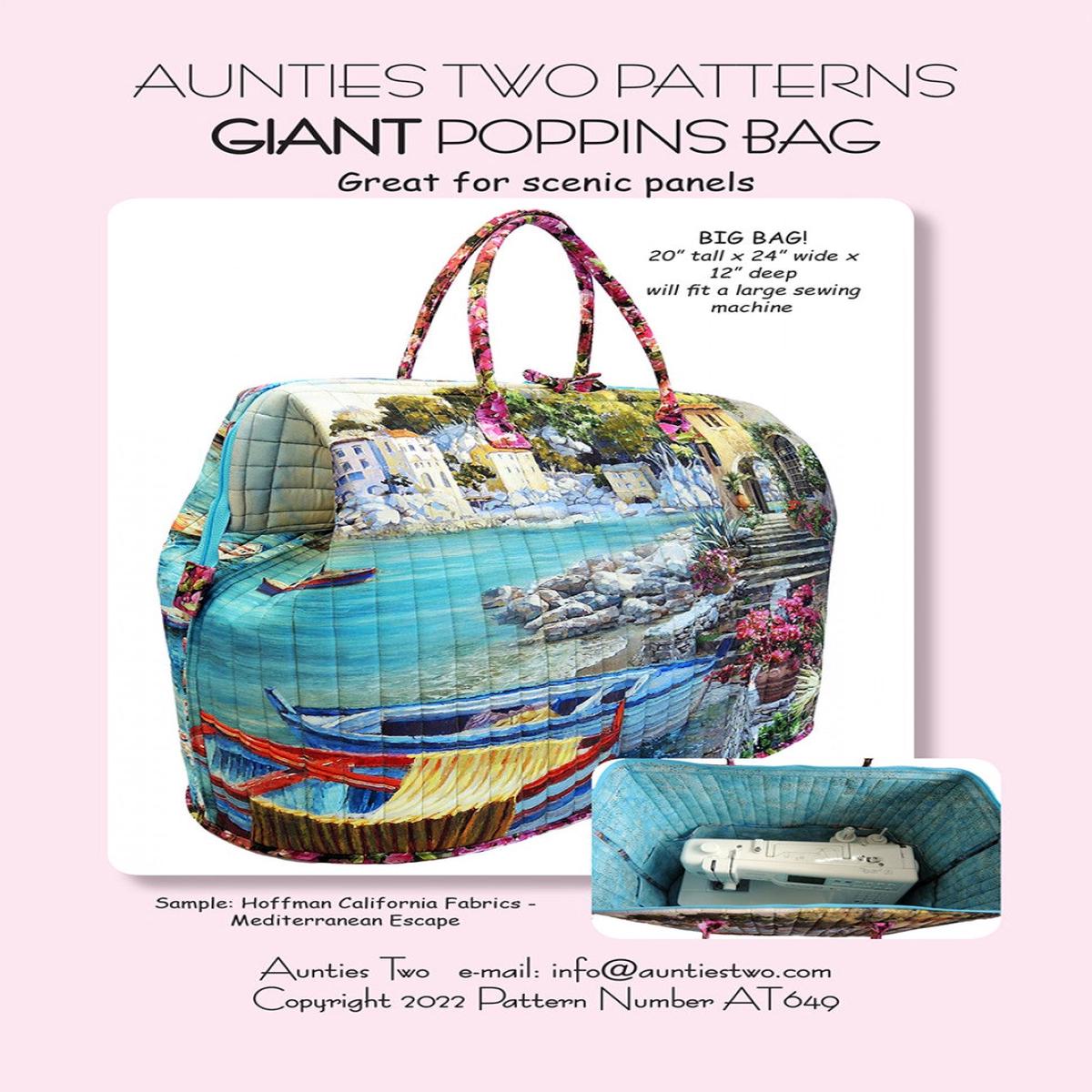 Aunties Two - Giant Poppins Bag
