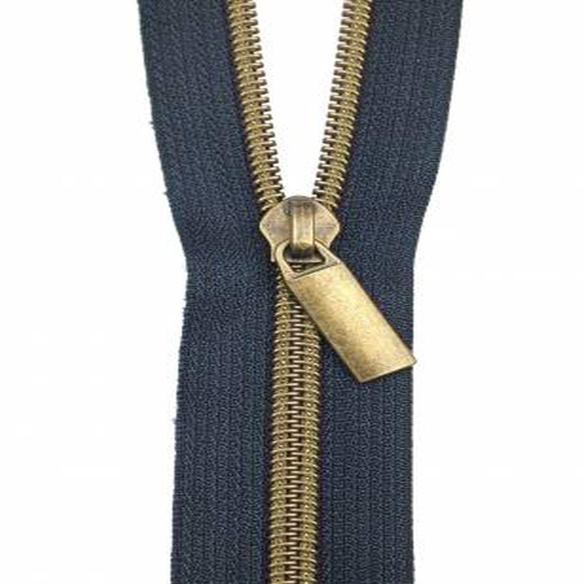 Sallie Tomato - Zipper By The Yard - #5 Navy Nylon Coil Zippers