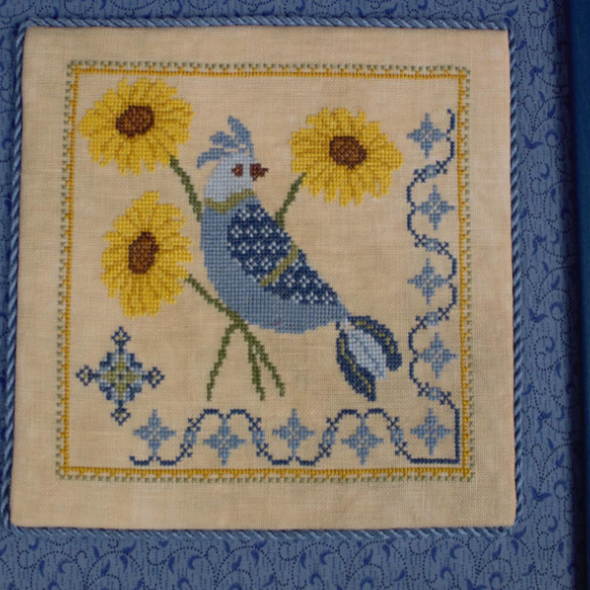 A Bluebirds Sunflower Serenade