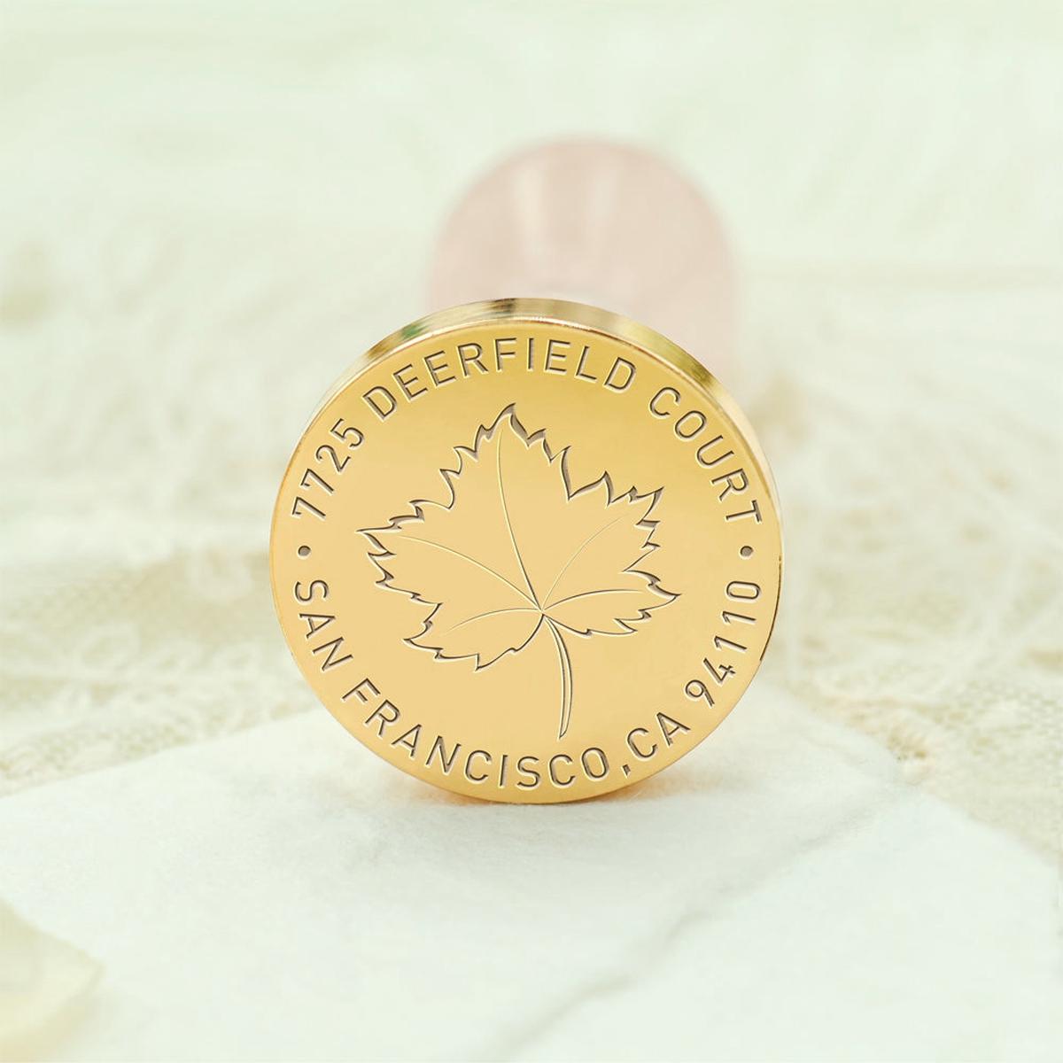 Natural Plant Custom Address Wax Seal Stamp (27 Designs)