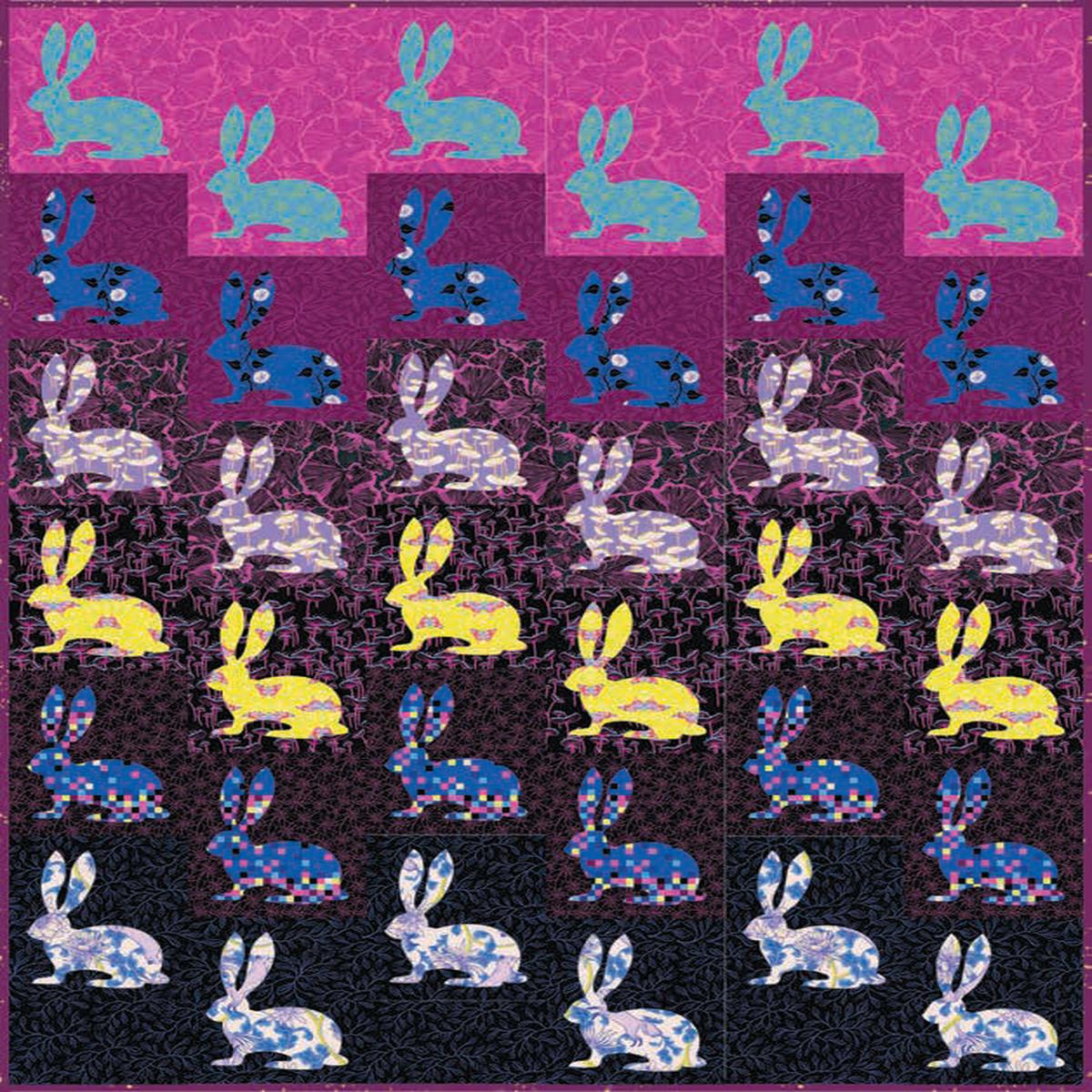RUBY STAR SOCIETY - SARAH WATTS - Glow Garden - Jacks the Jackrabbit Quilt Kit