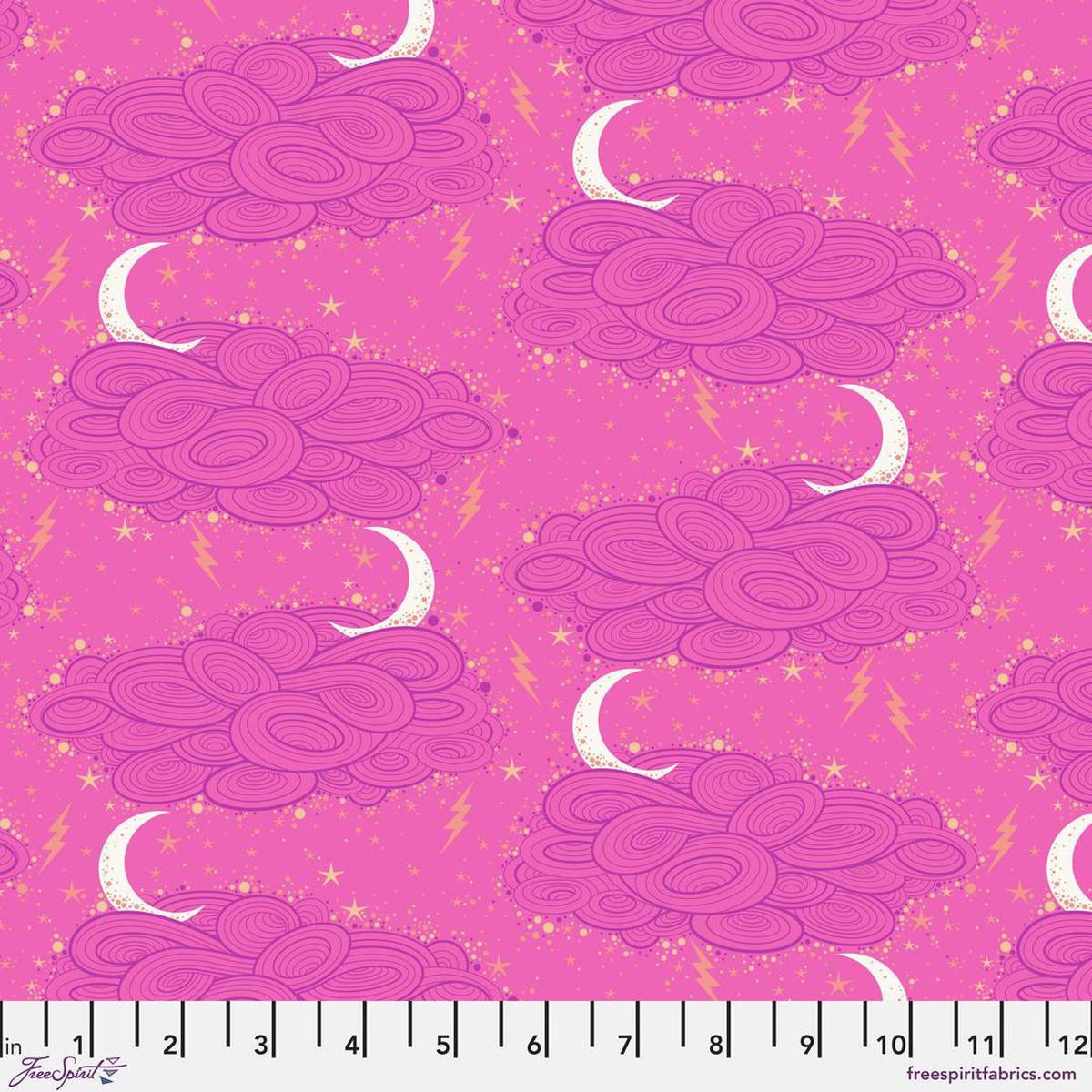 TULA PINK - NIGHTSHADE, Storm Clouds, Oleander