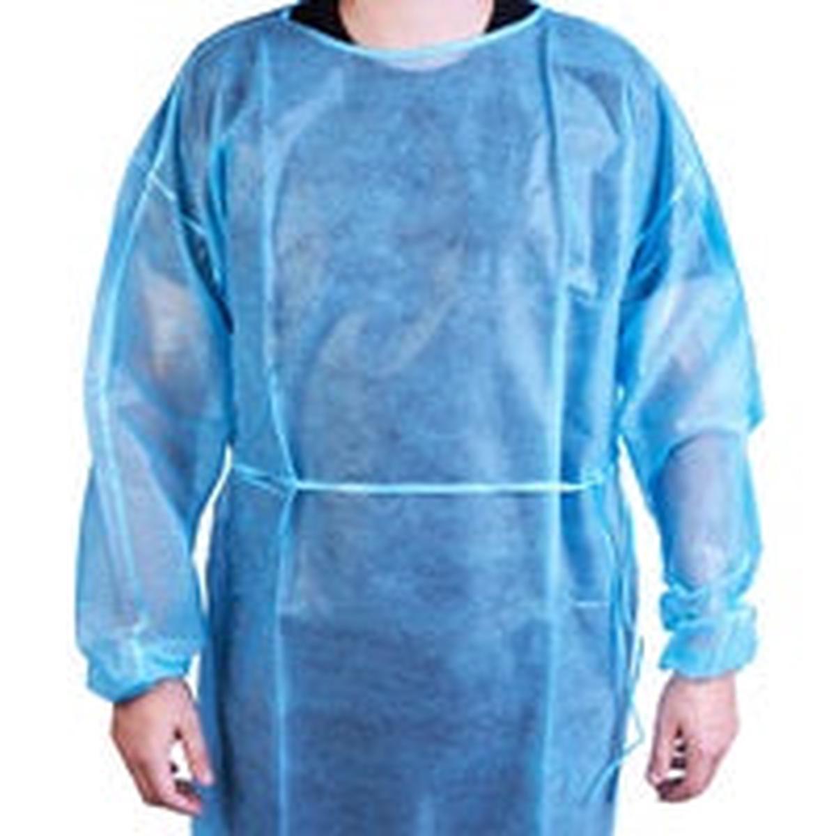 [CBELIG28B] Blue Isolation Gown 28g
