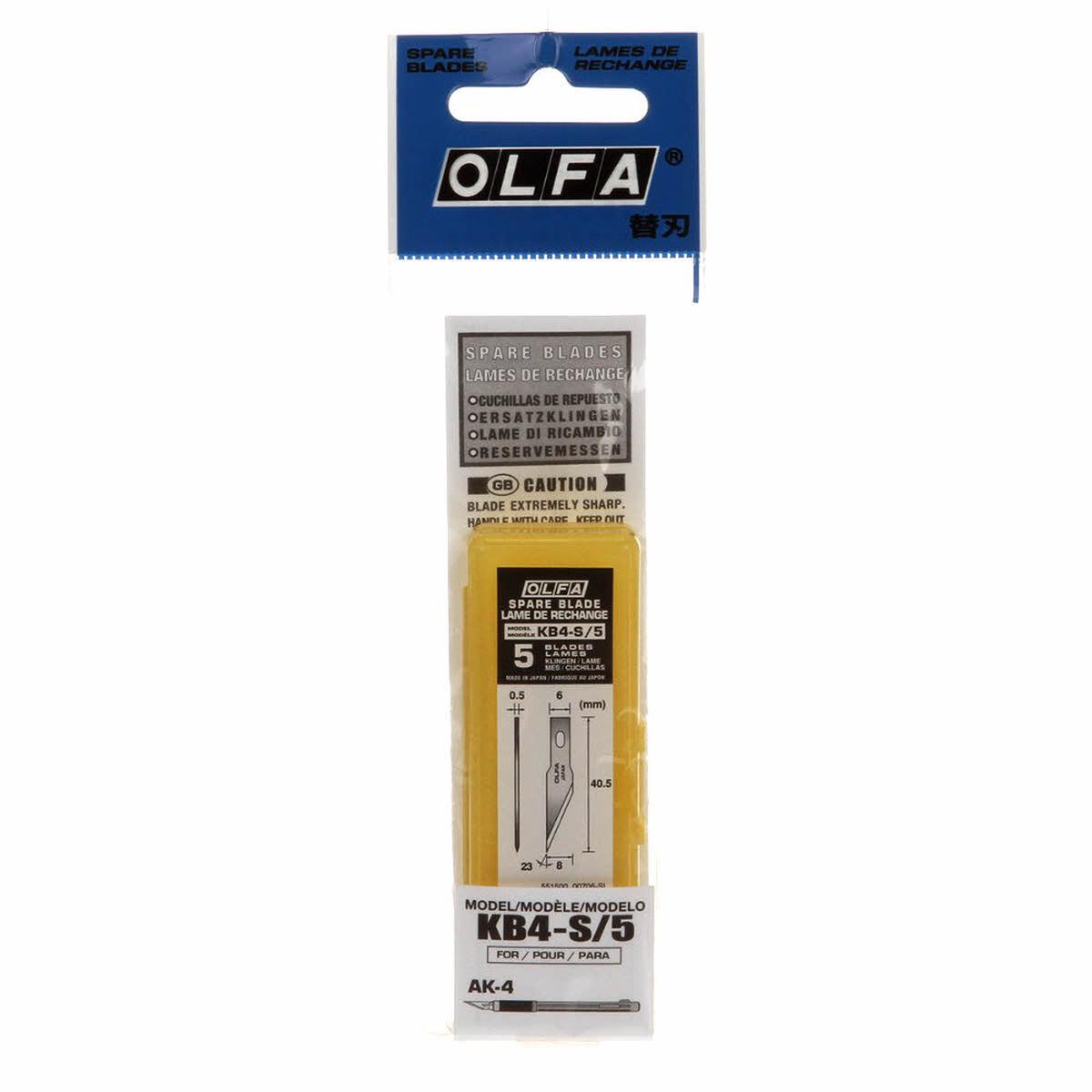 Olfa Replacement Blades for Precision Art Knife - 5pk