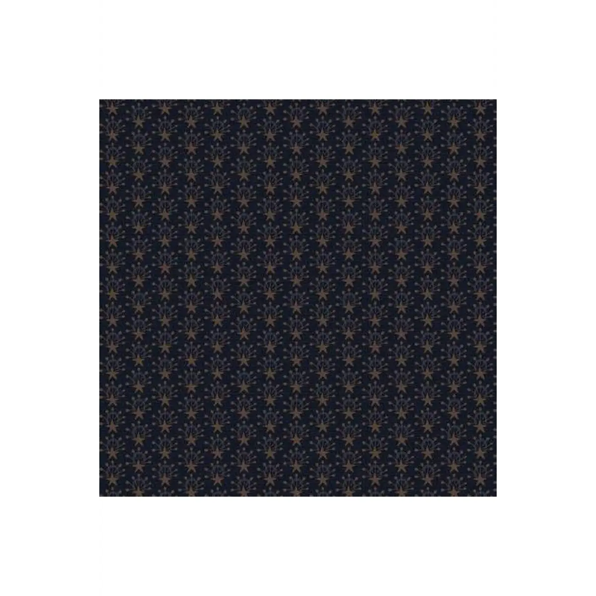 Henry Glass & Co. Fabrics, Navy Star Basket* (Sold By 1/2 Meter)
