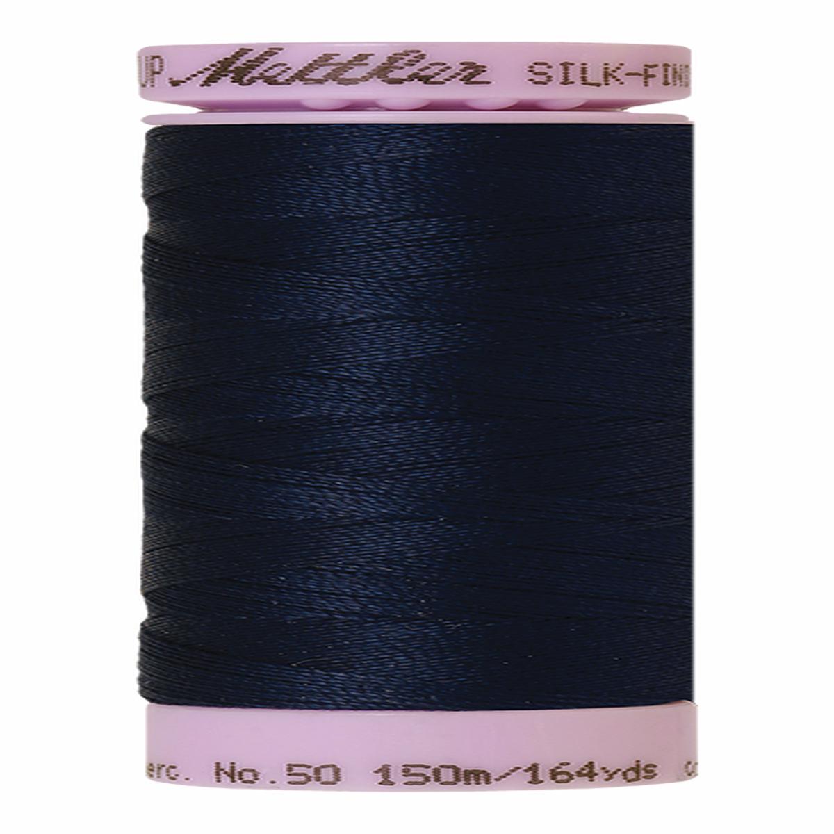 Mettler Silk-finish 50wt Solid Cotton Thread 164yd/150m Concord