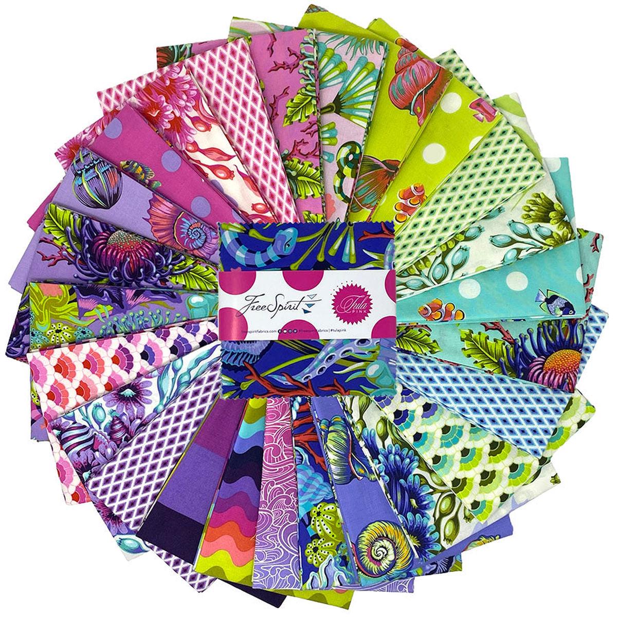 TULA PINK - Floral Reef - Pre-cut Bundles, SHIPPING APRIL 2026
