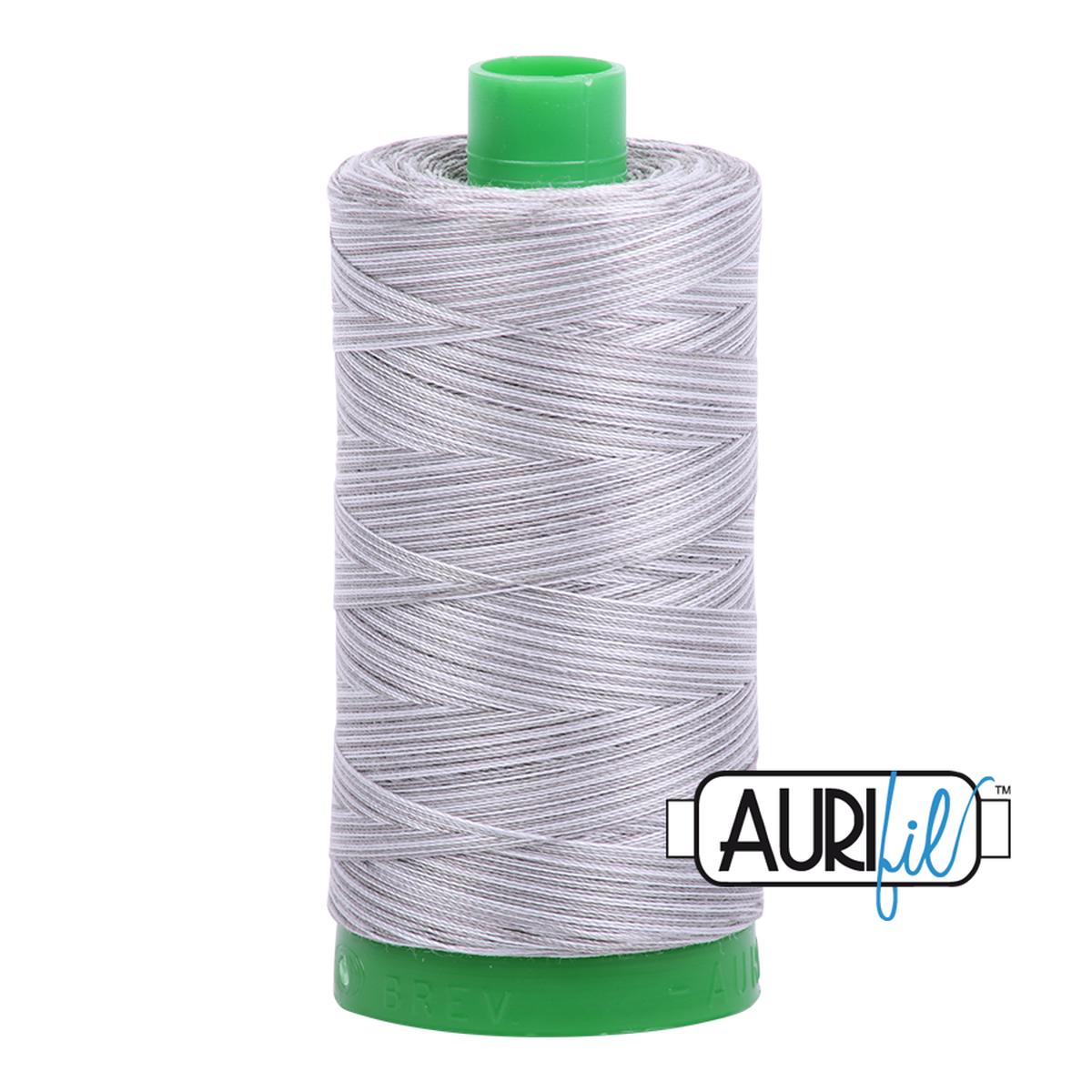AURIFIL - Mako VARIEGATED - 4670 Silver Fox