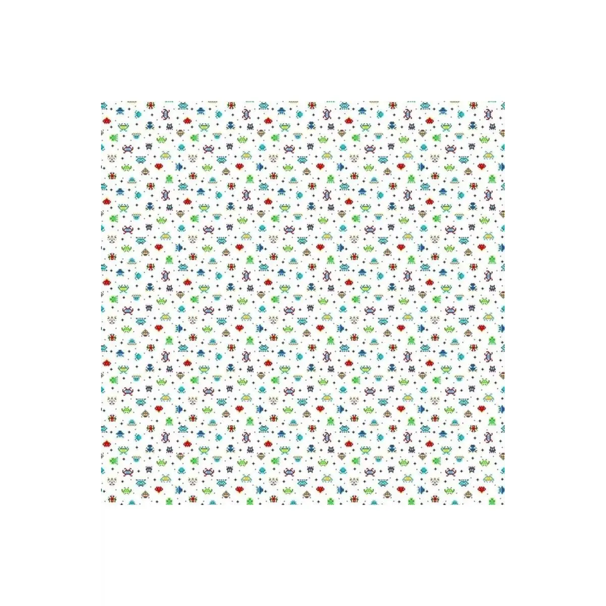 Northcott Fabrics, Gaming Zone Space Invaders - 24572-10* (Sold By 1/2 Meter)