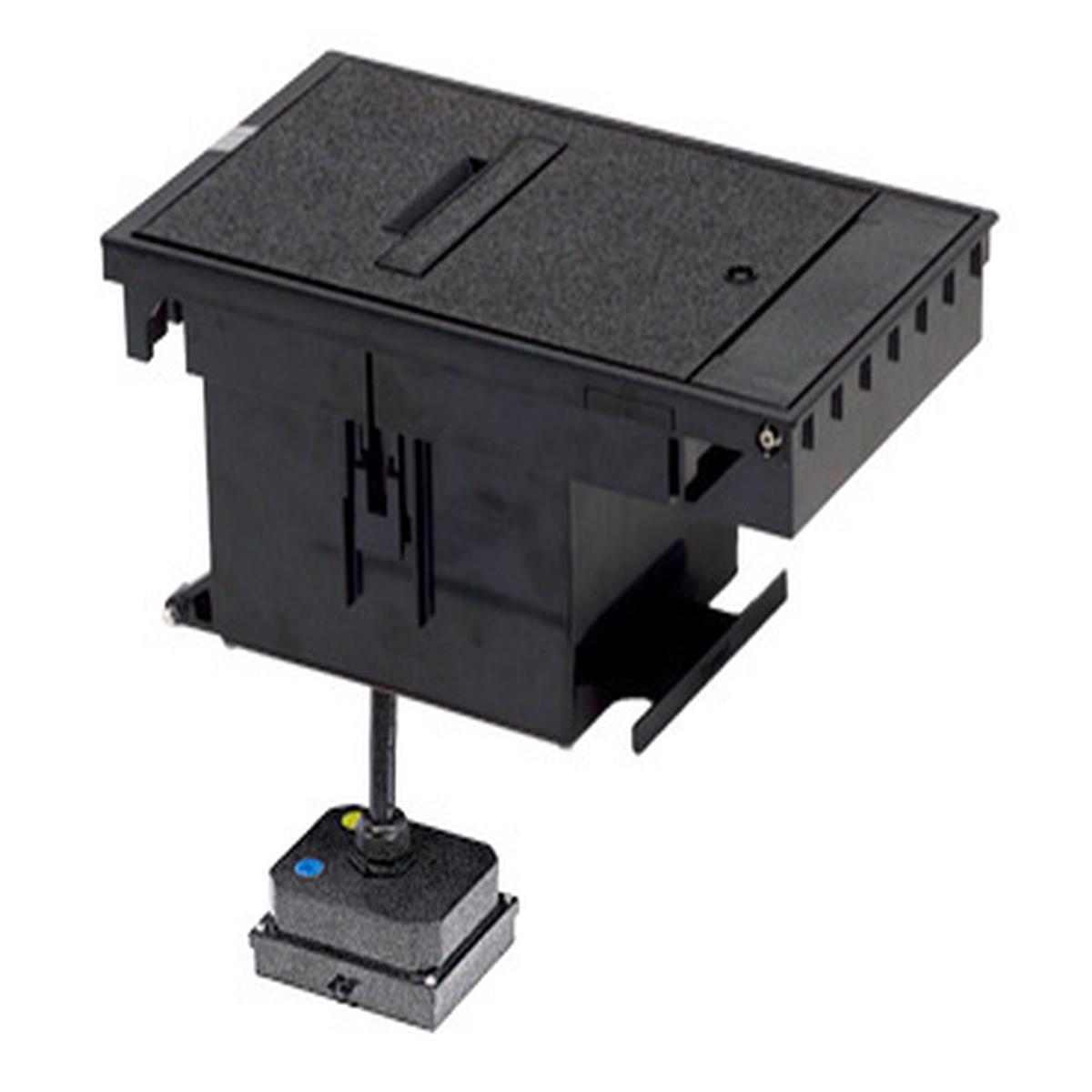 Outdoor Ground Box 30A, 125V TURNLOK, Locking Receptacle L5-30R, Black