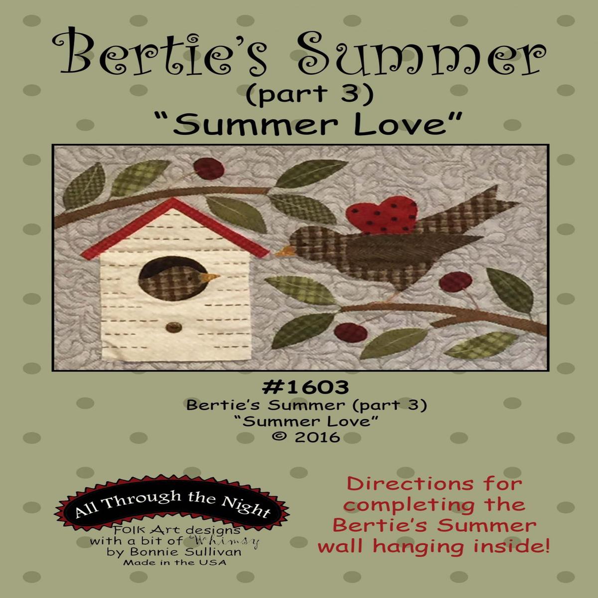 1603 - Bertie's Summer 