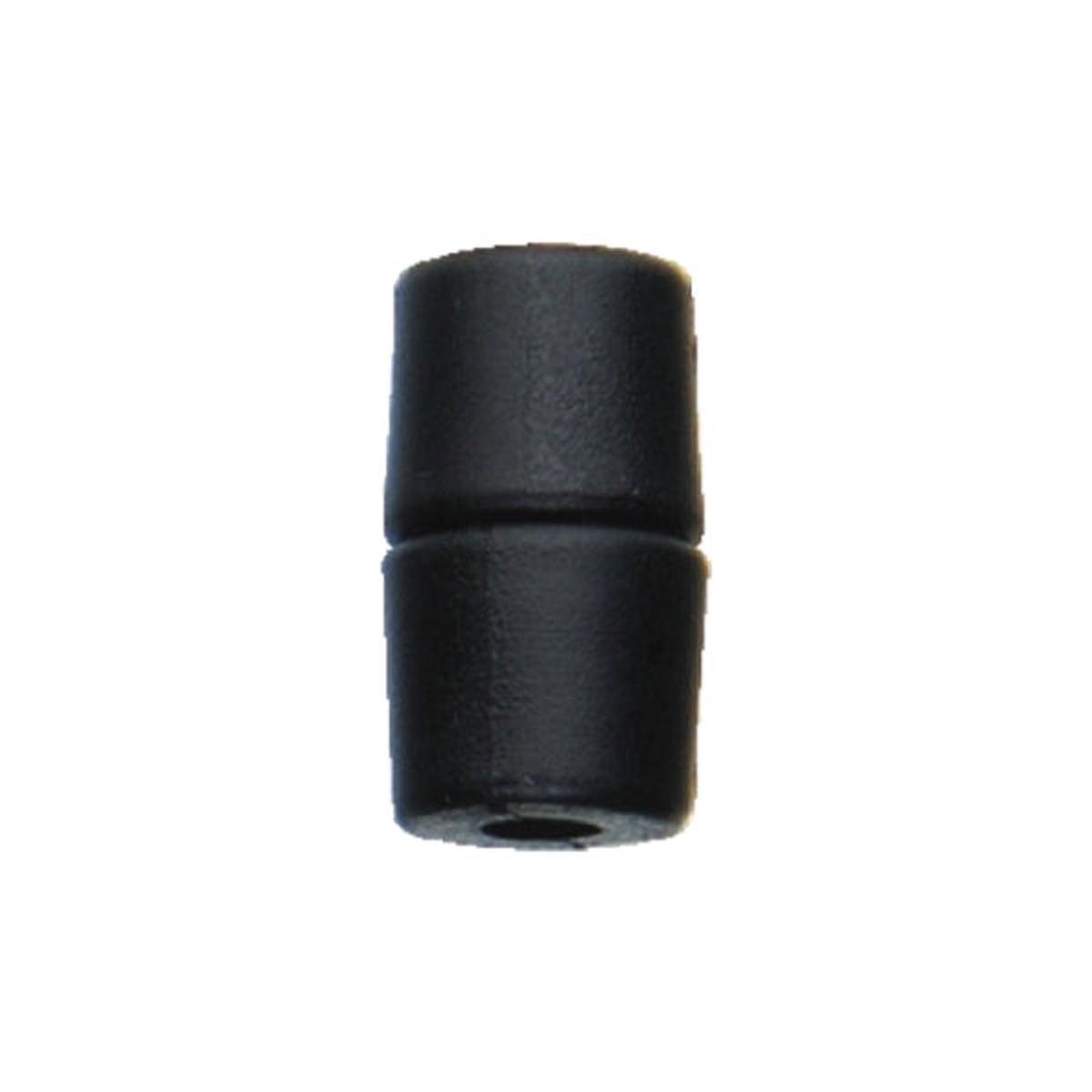 CLE 680 Black ABS Ribbed Cord End