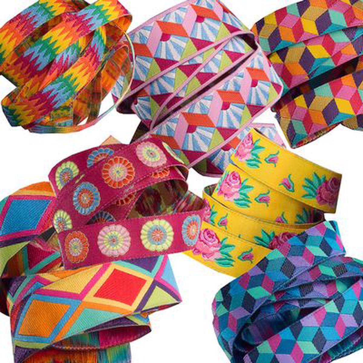 Kaffe Fassett-Spanish Rose - Designer Ribbon Pack