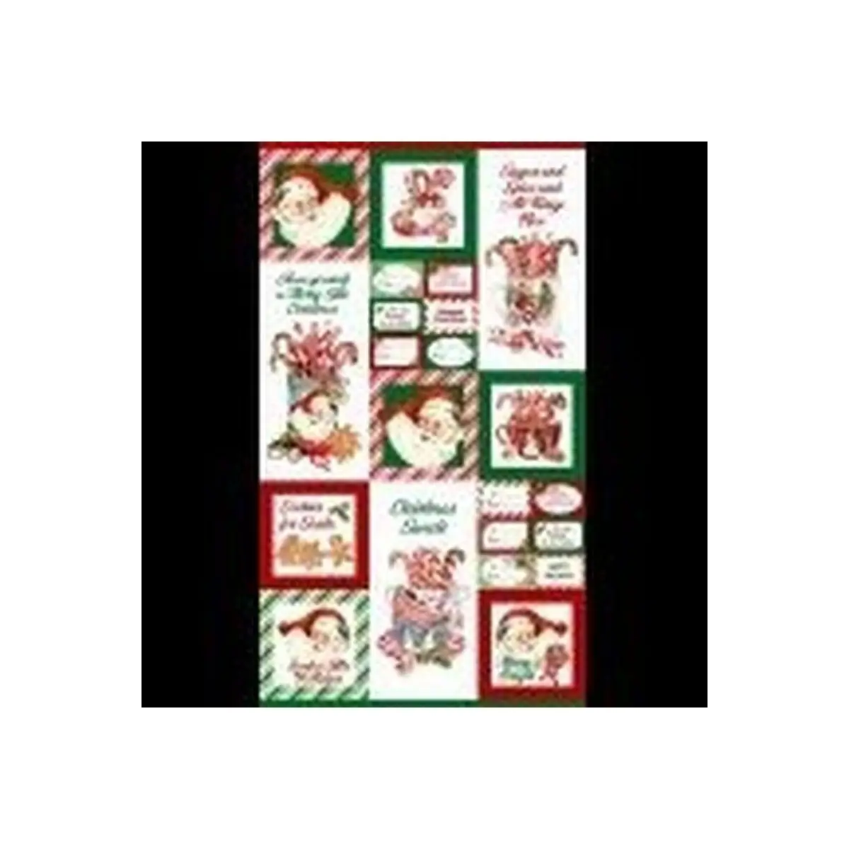 Northcott Peppermint Candy Panel - DP24620-10* (Sold By 1/2 Meter)