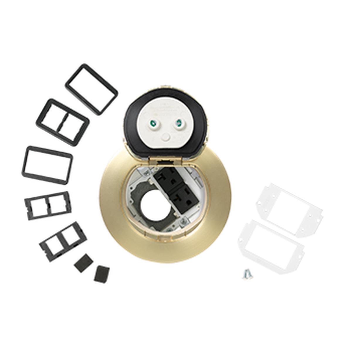 4IN PREWIRED FLUSH SYLE DUP SB