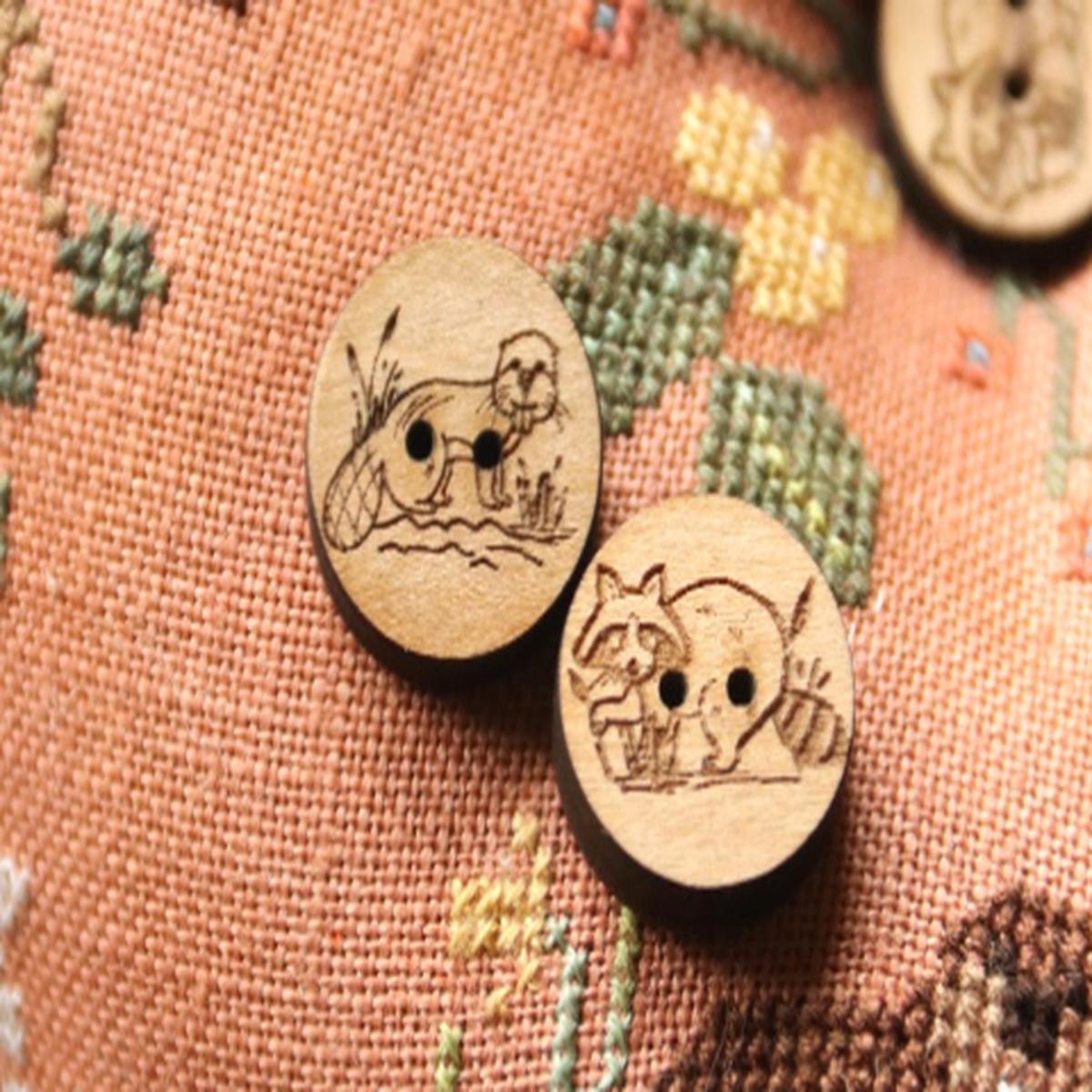 Finn and Willow Buttons