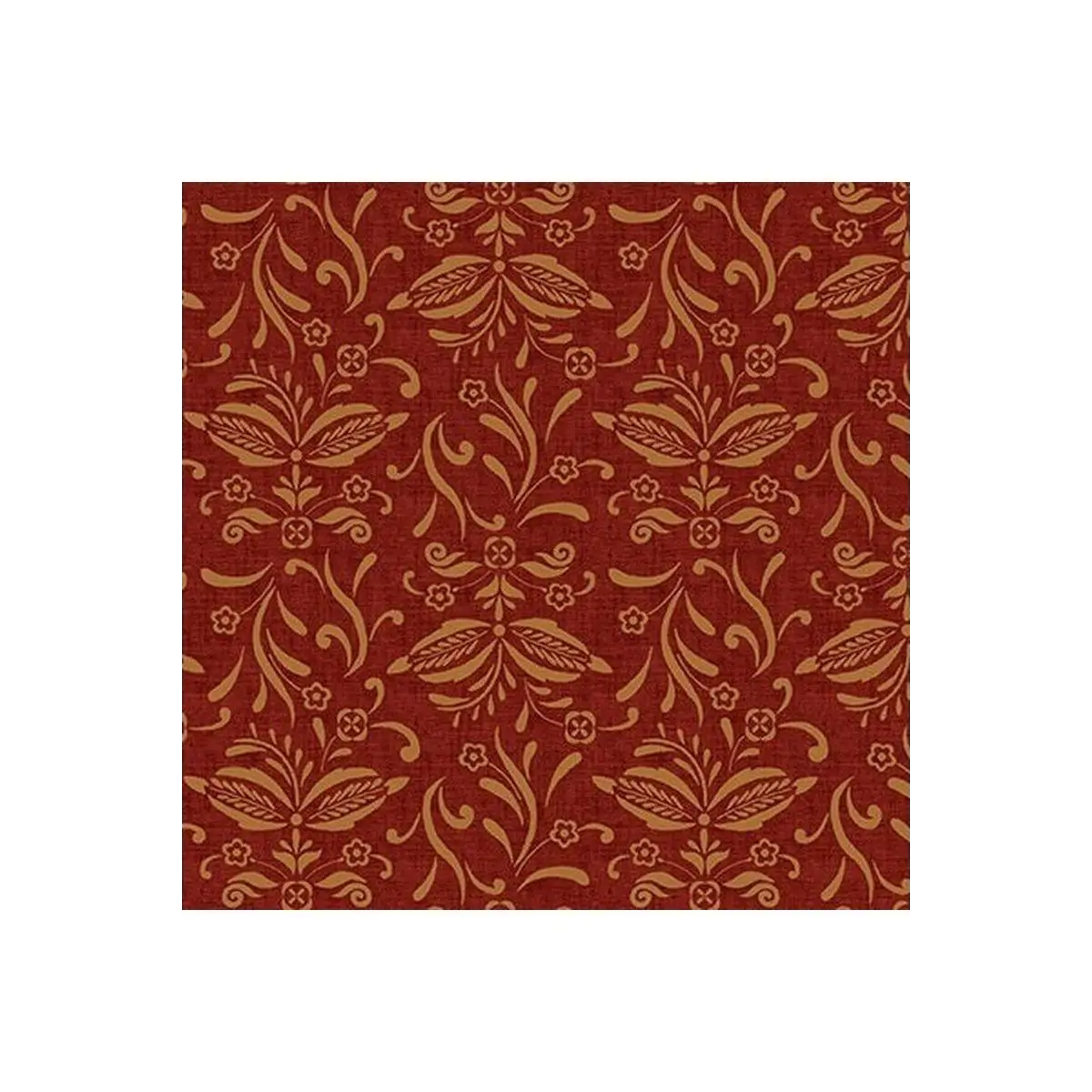 Henry Glass & Co. Fabrics, Tall Wheat Collection - Red, 1920-88* (Sold By 1/2 Meter)