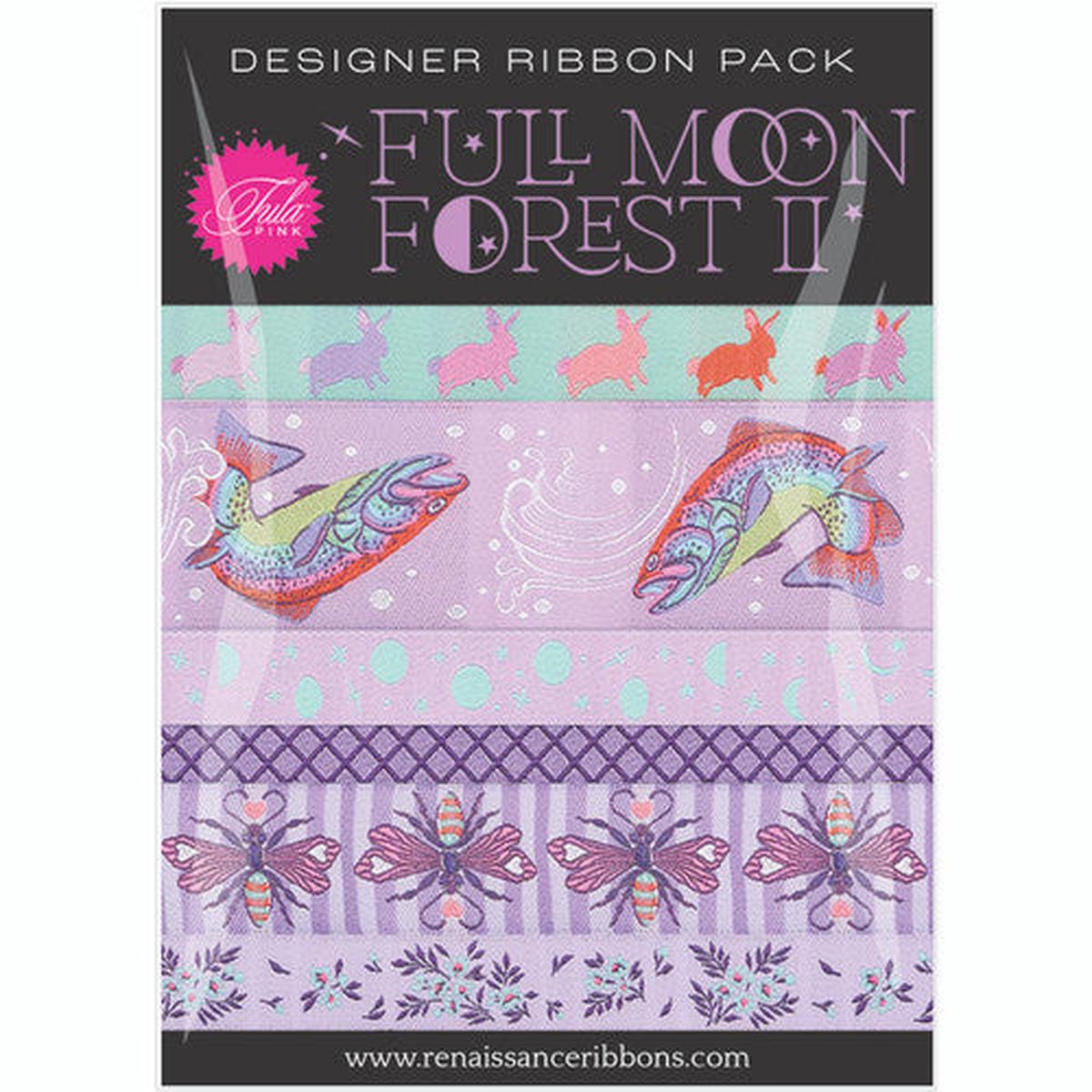 RENAISSANCE RIBBONS - Tula Pink - Full Moon Forest II, Sofishticated Designer Pack