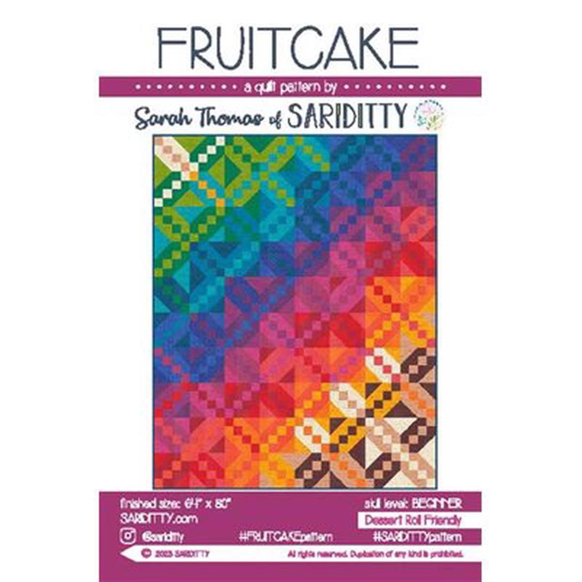 SARAH THOMAS OF SARIDITTY - RAINBOW SPICE, Fruitcake Pattern