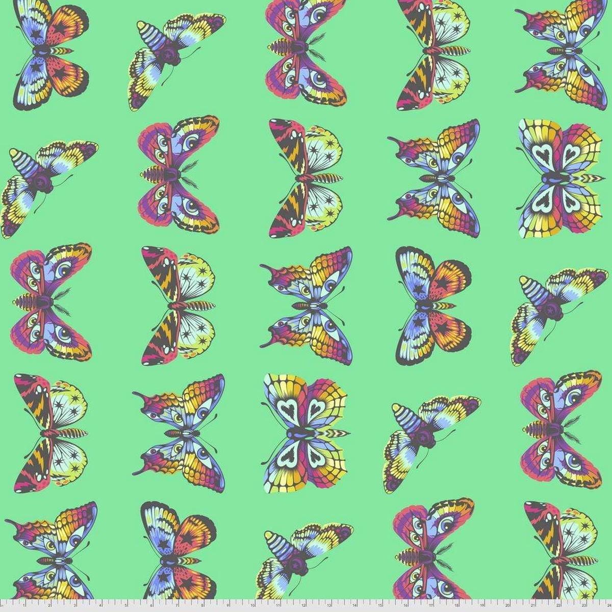 TULA PINK - DAYDREAMER - BUTTERFLY HUGS, Lagoon