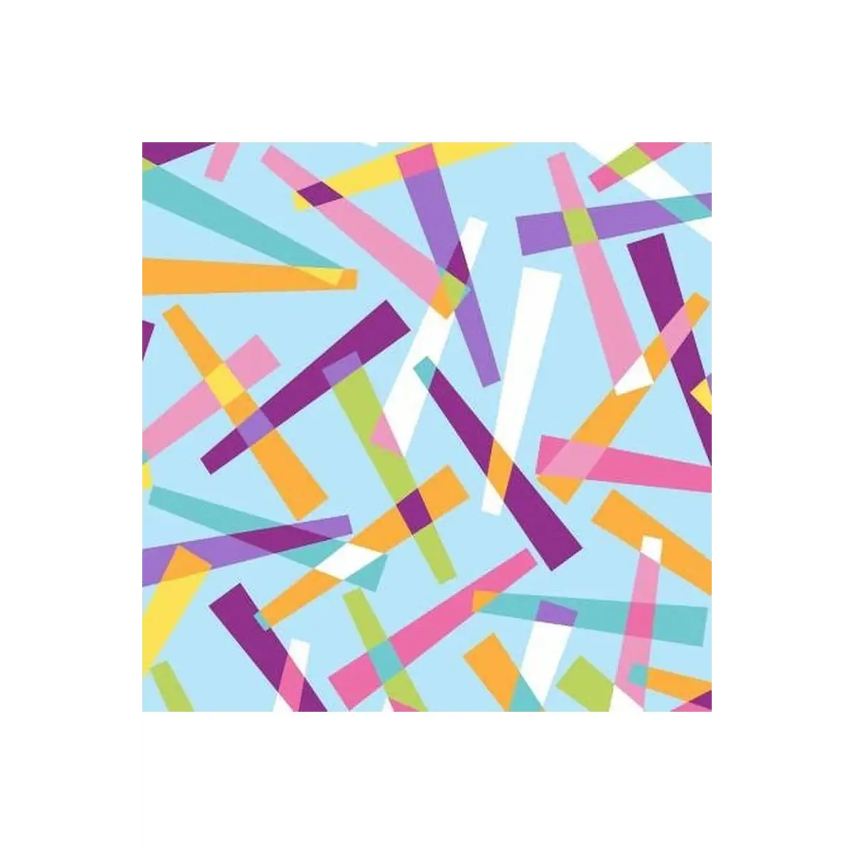 Maywood Studios, Blue Multi Pick Up Sticks Digital (Sold By 1/2 Meter)
