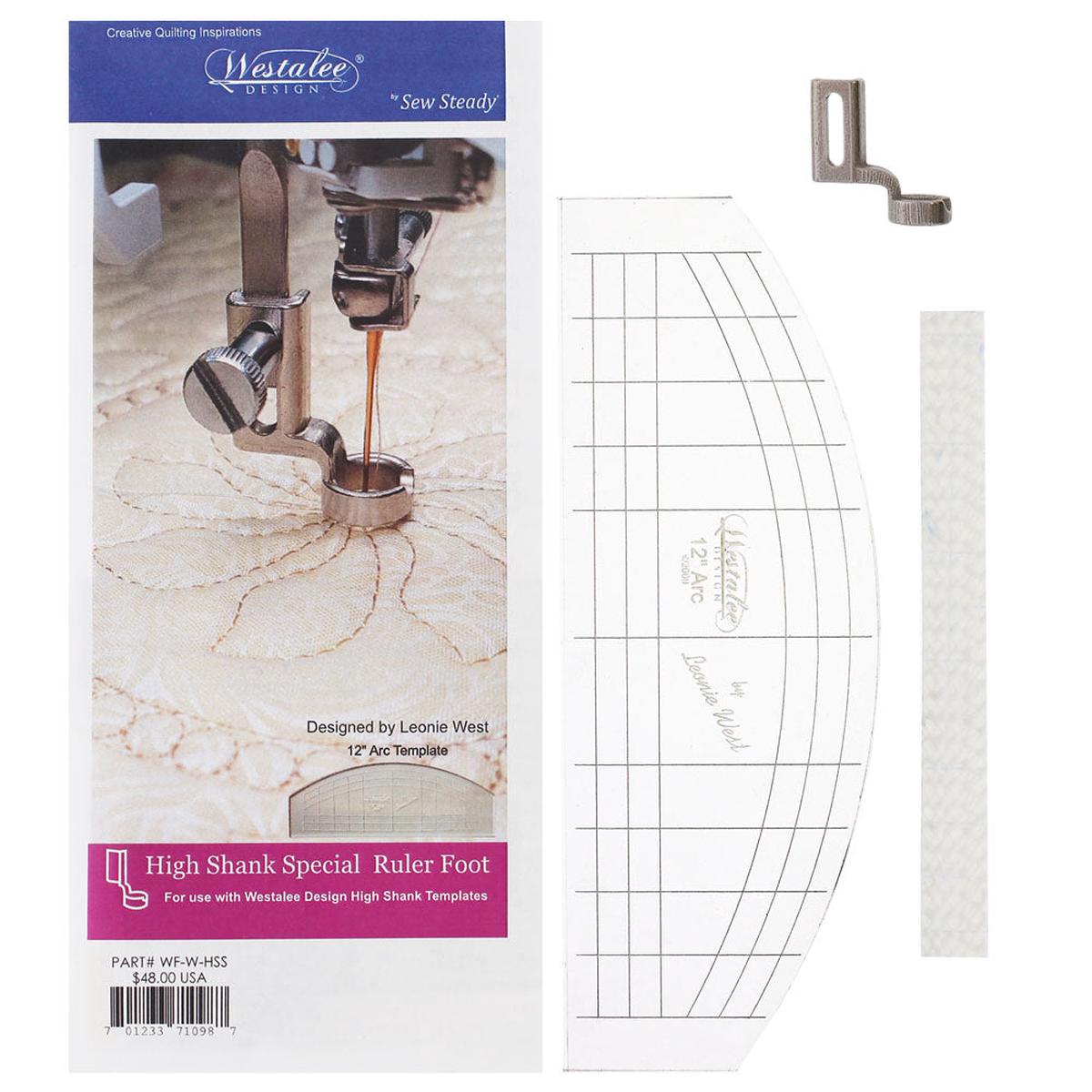 Ruler Foot w/ 4.5mm Template, High Shank Special