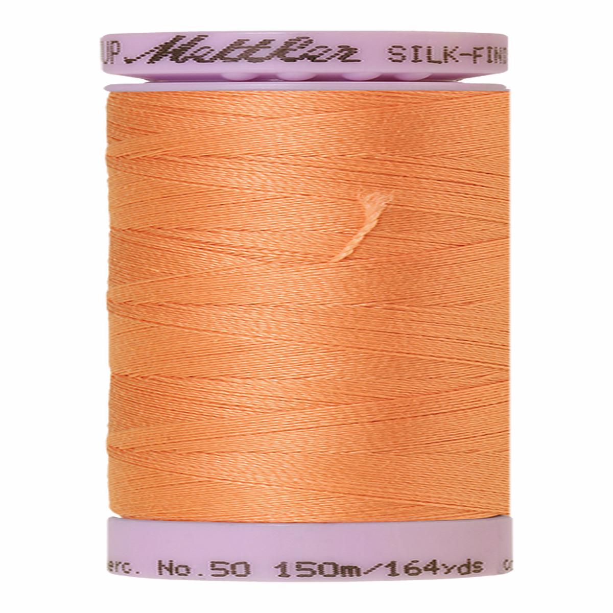 Mettler Silk-finish 50wt Solid Cotton Thread 164yd/150m Shell Coral