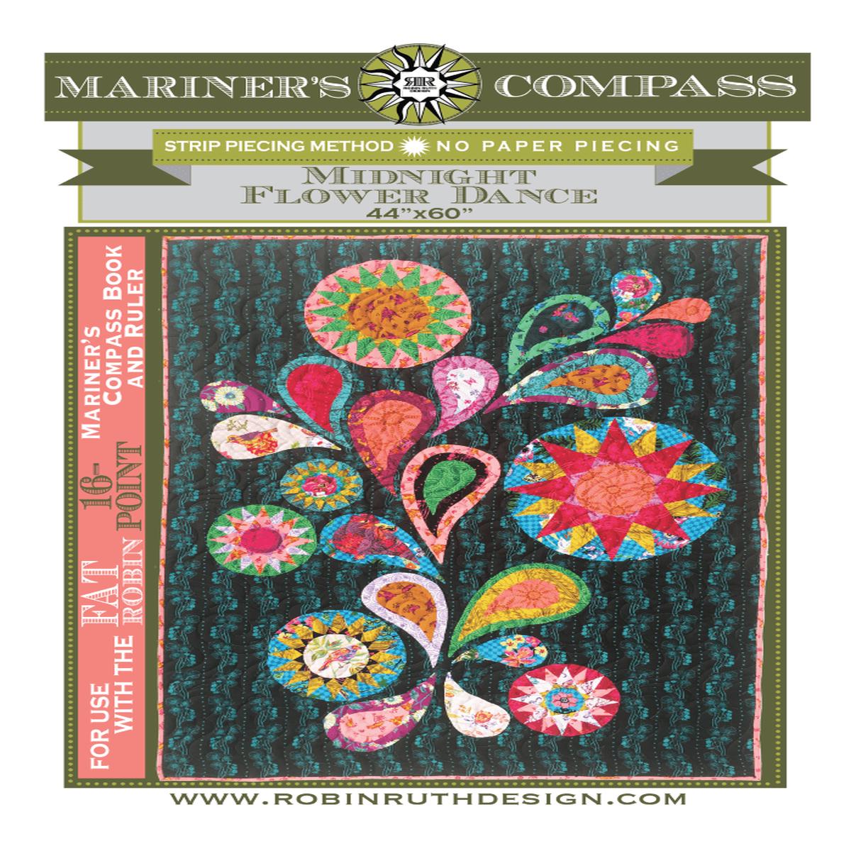 ROBIN RUTH DESIGNS - MIDNIGHT FLOWER DANCE PATTERN