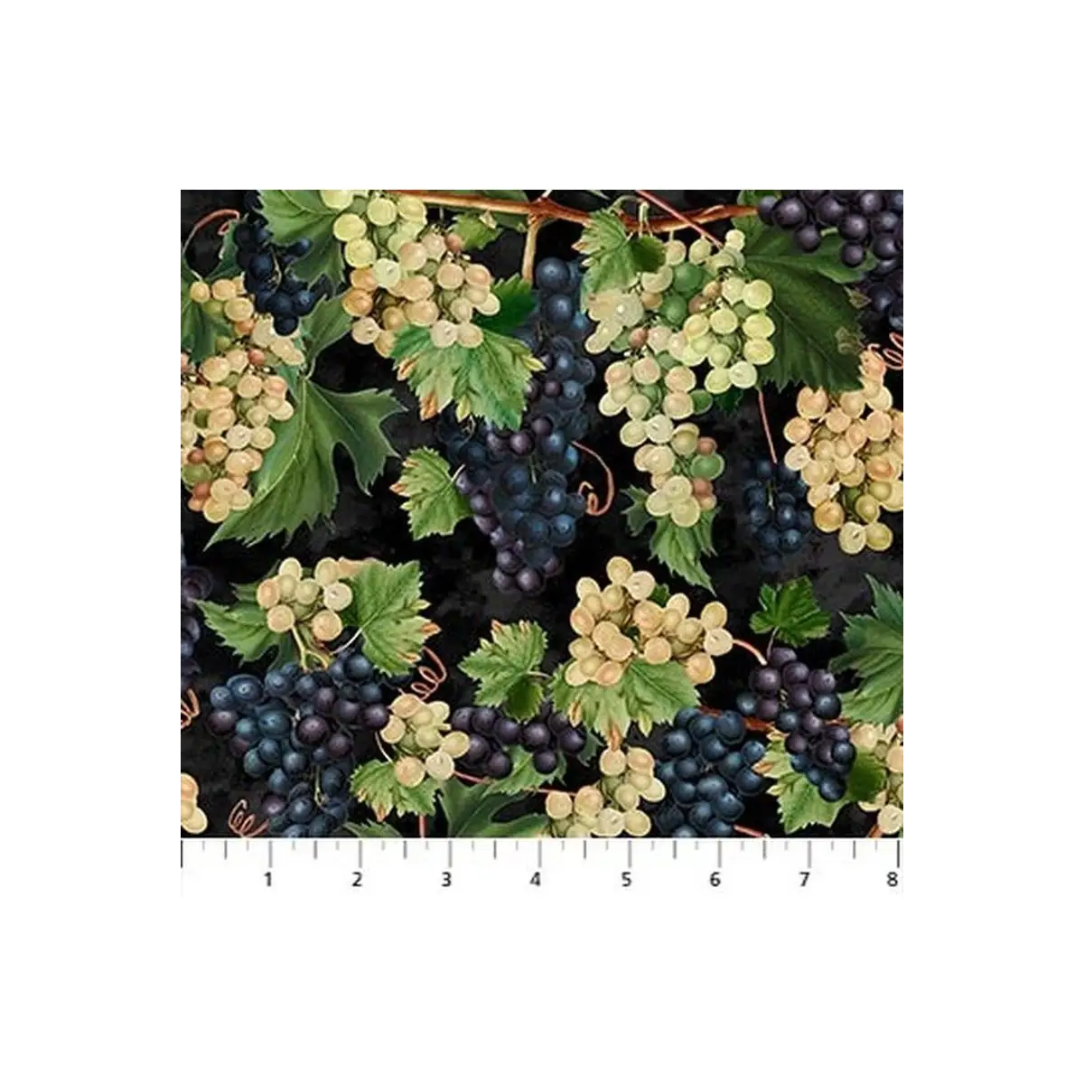 Northcott Fabrics, You Had Me at Wine Collection - BLACK MULTI* (Sold By 1/2 Meter)