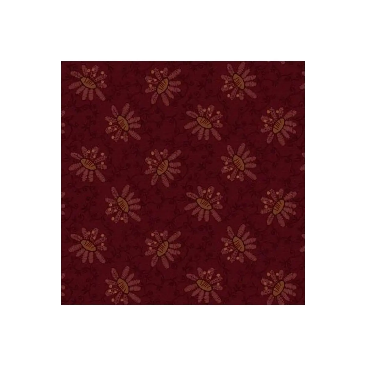 Henry Glass & Co. Fabrics, Red Collection - Lacey Design* (Sold By 1/2 Meter)