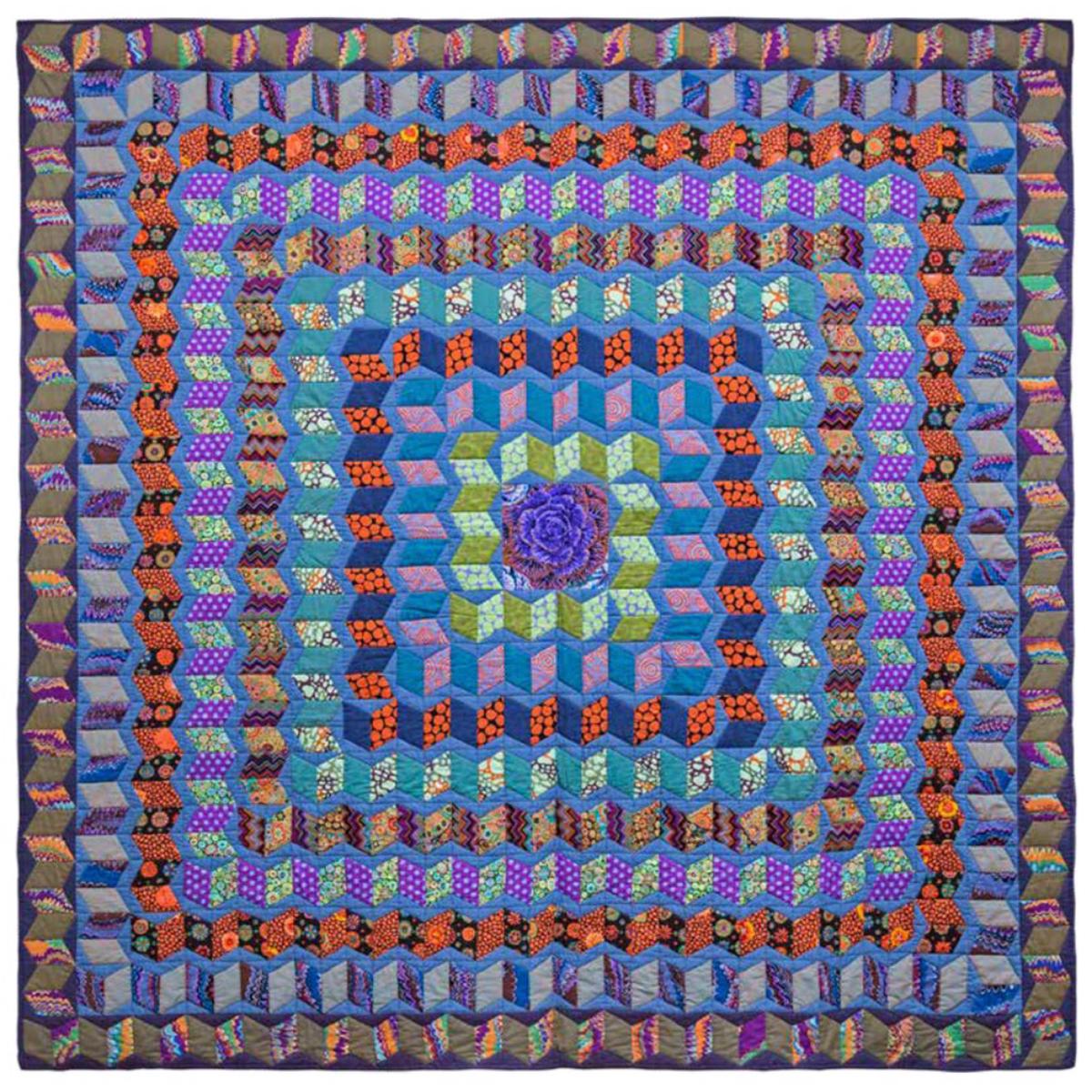KAFFE FASSETT - QUILTS IN COTSWOLDS - FOLDED RIBBONS Quilt Kit