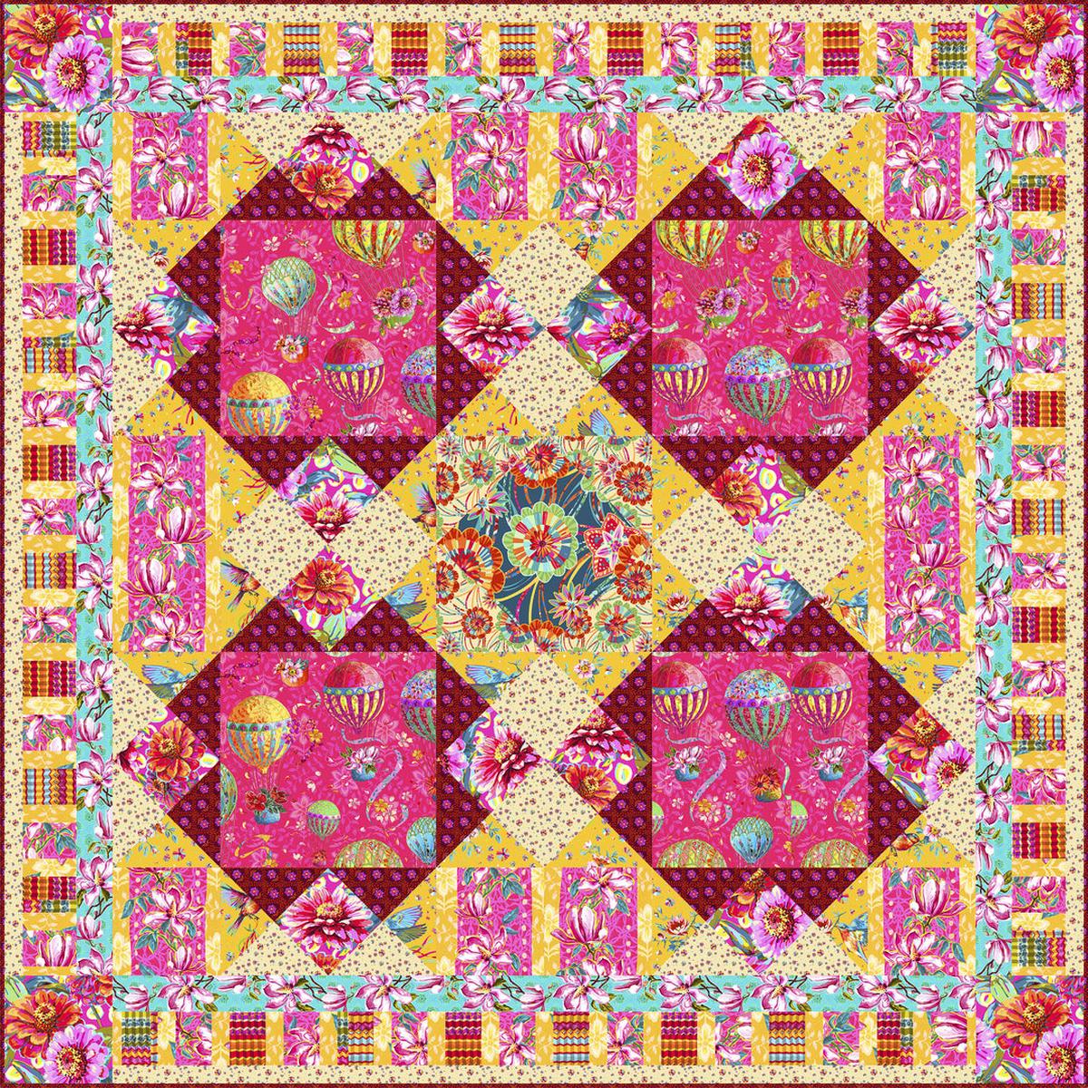 ODILE BAILLOEUL - FESTIVAL - Balloon Quilt Kit