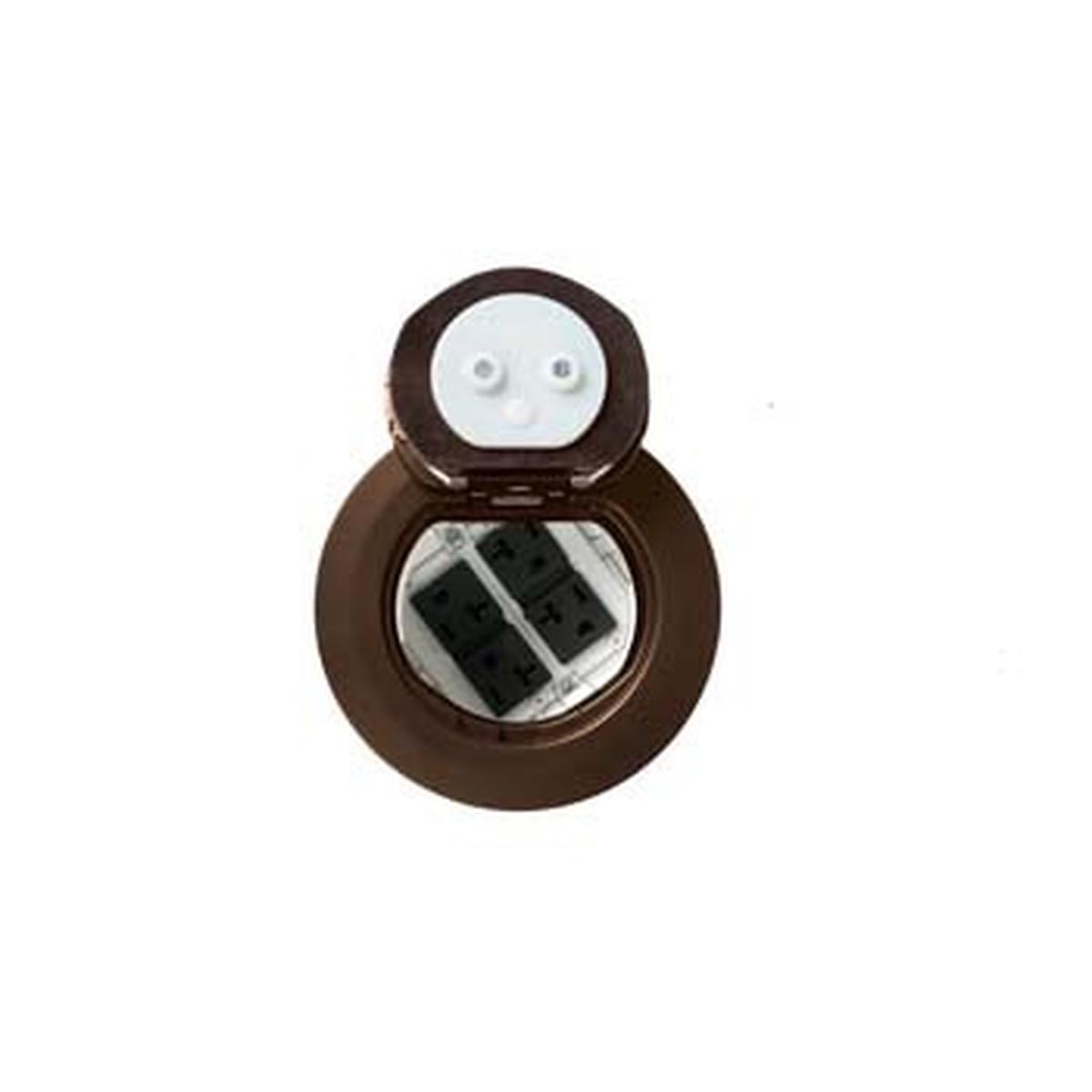 4IN PREWIRED FLUSH SYLE 4 REC BZ