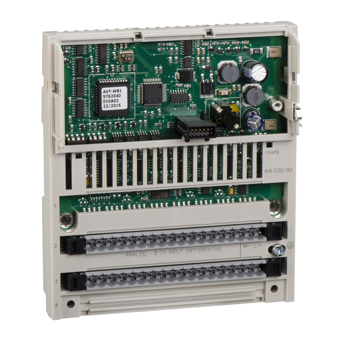distributed analog input Modicon Momentum - 8 Input