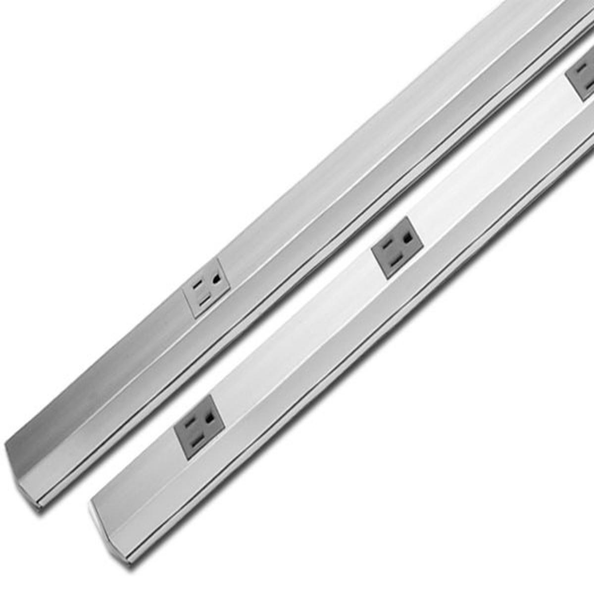 GFCI PLUGMOLD 5FT ALUMINUM 9 OUTLETS AND SELF TEST GFCI MODULE