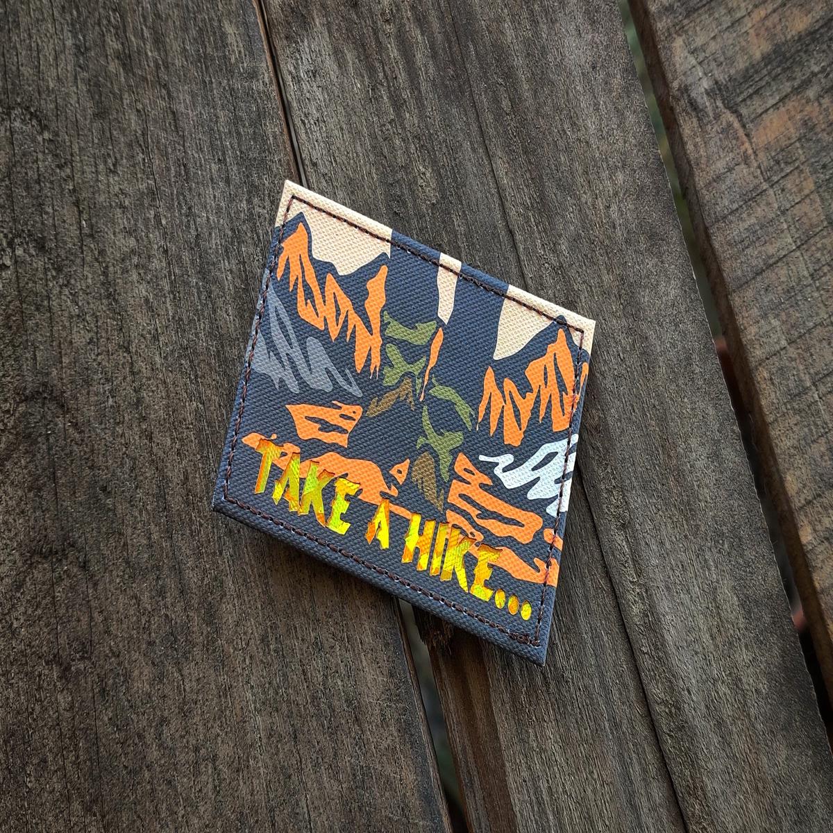 Take A Hike Laser Cut Patch