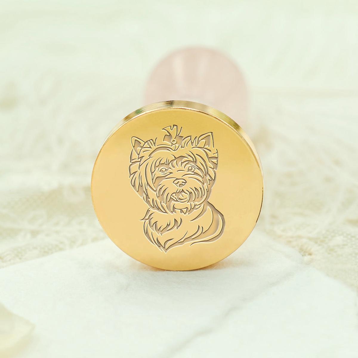 Yorkshire Terrier Dog Wax Seal Stamp