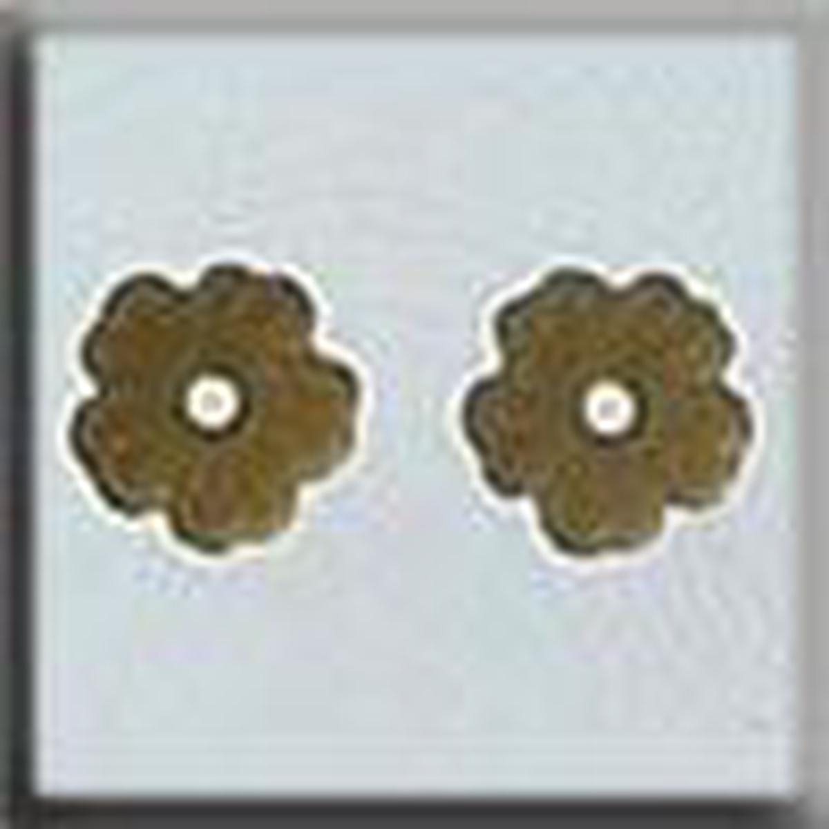 12147 Mill Hill Glass Treasures - Very Petite Flower Matte Light Topazs