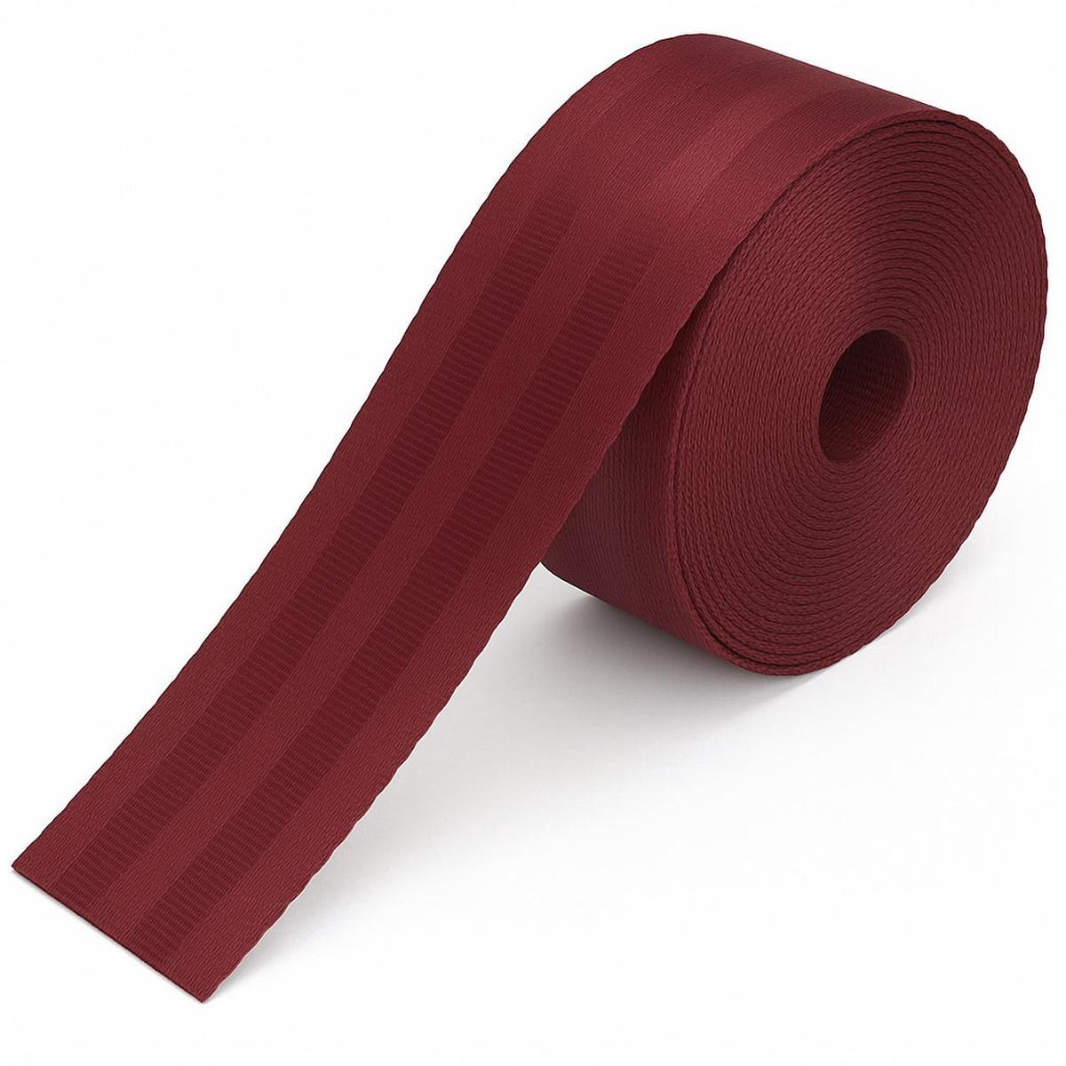 1.2 mm Burgundy Polyester Webbing