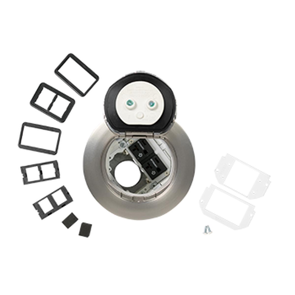 4IN PREWIRED FLUSH SYLE DUP CR SN