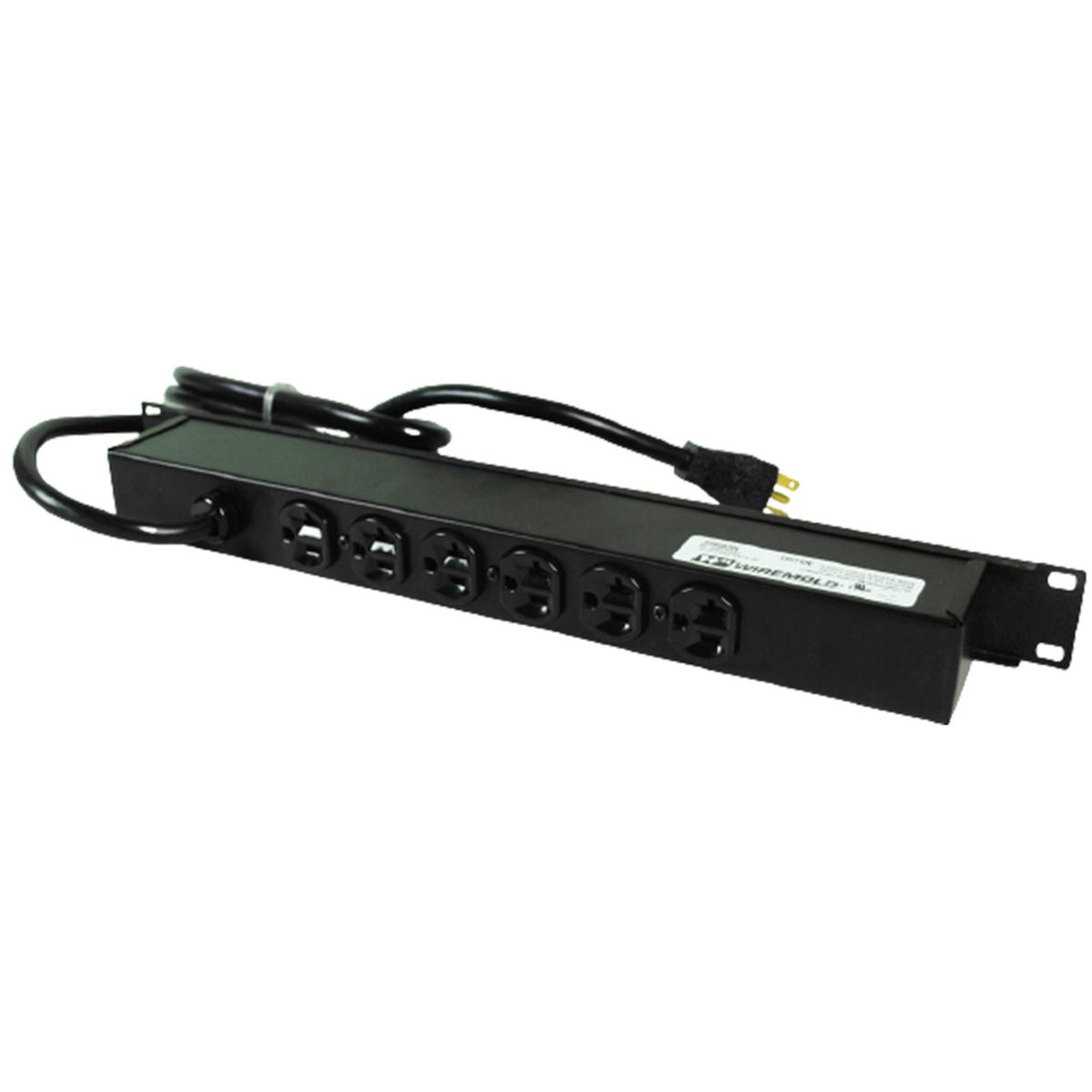 Rack Mount 120V/20A/6 rear O/L /15' cord