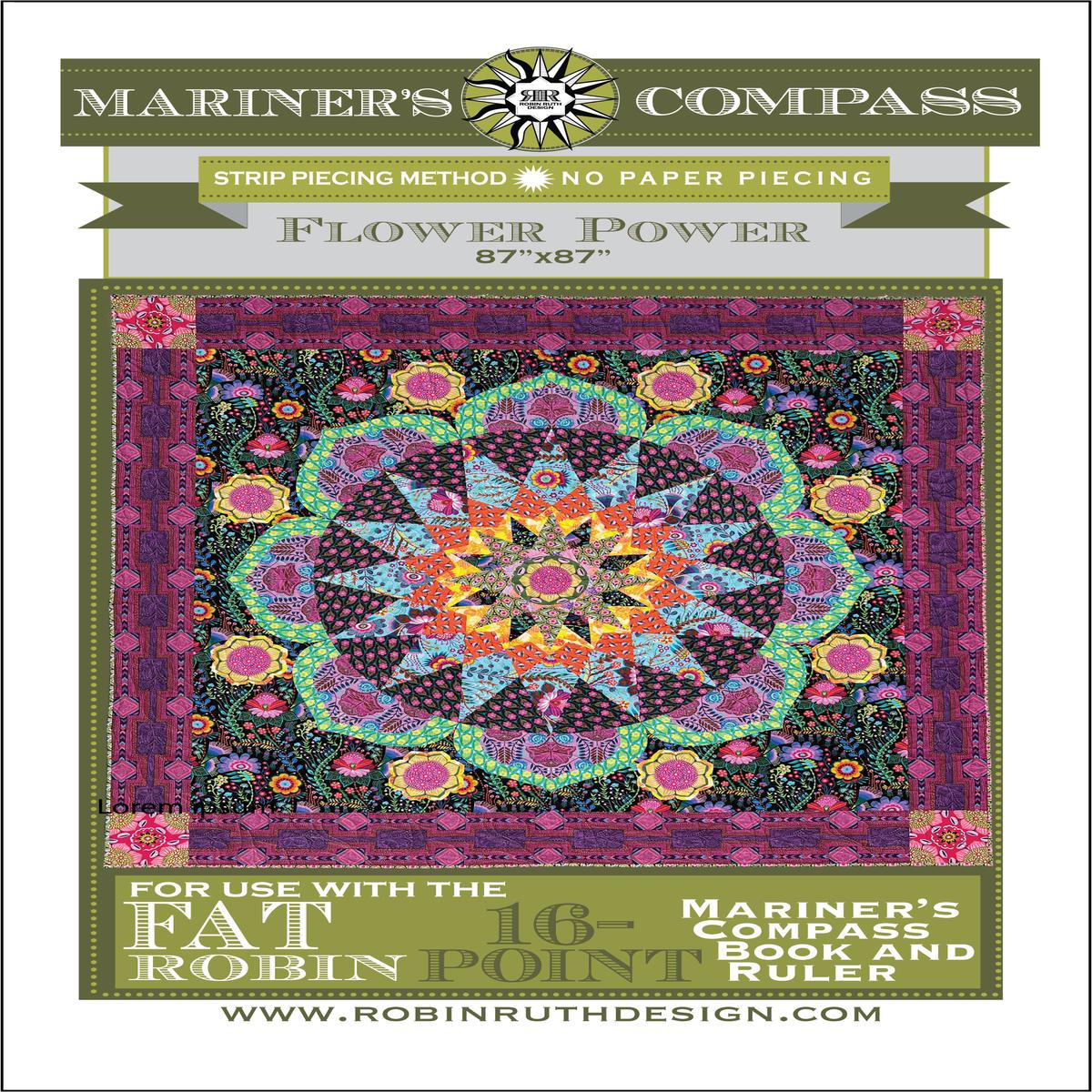 ROBIN RUTH DESIGNS - FLOWER POWER Pattern