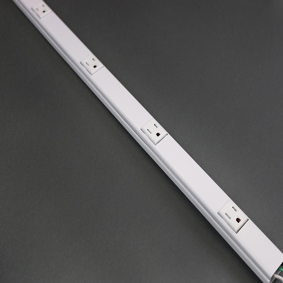AL20GB306TR Aluminum Plugmold Multioutlet Strip