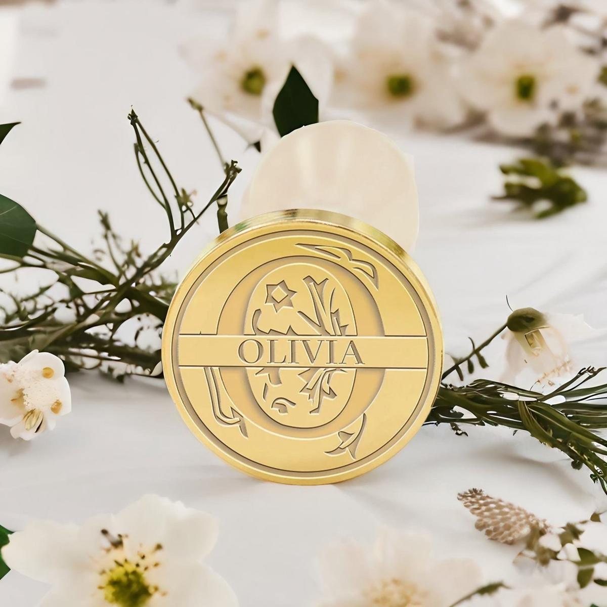 Custom Capital Letter Name Wax Seal Stamp - Letter O