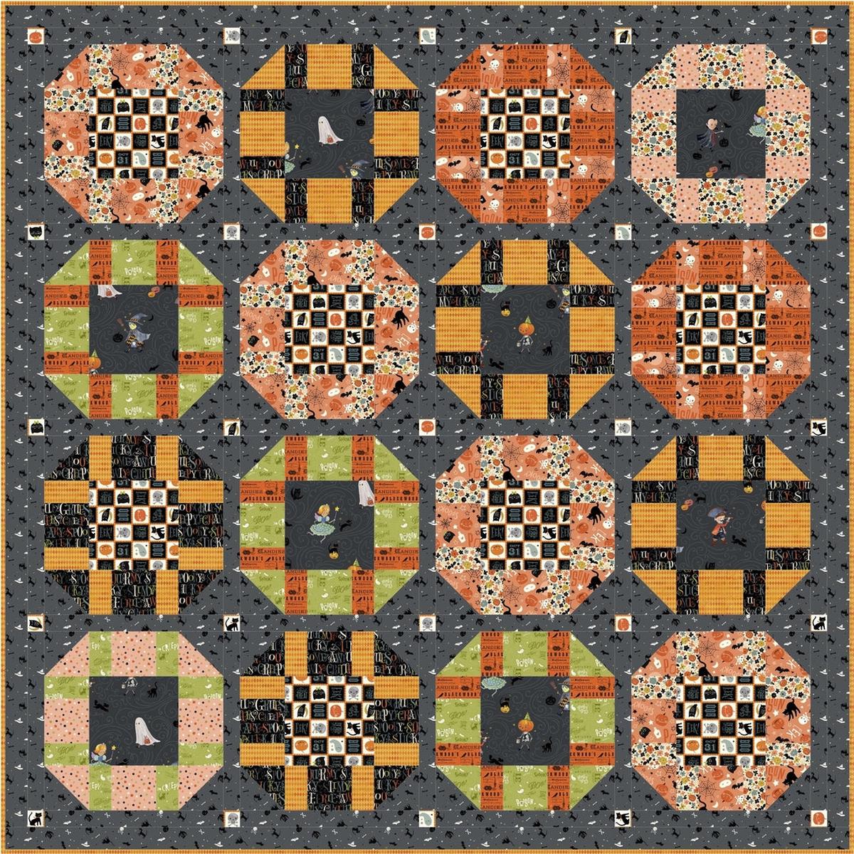 Stacey Day - Brenda Walton - Haunted - Gumdrops Quilt